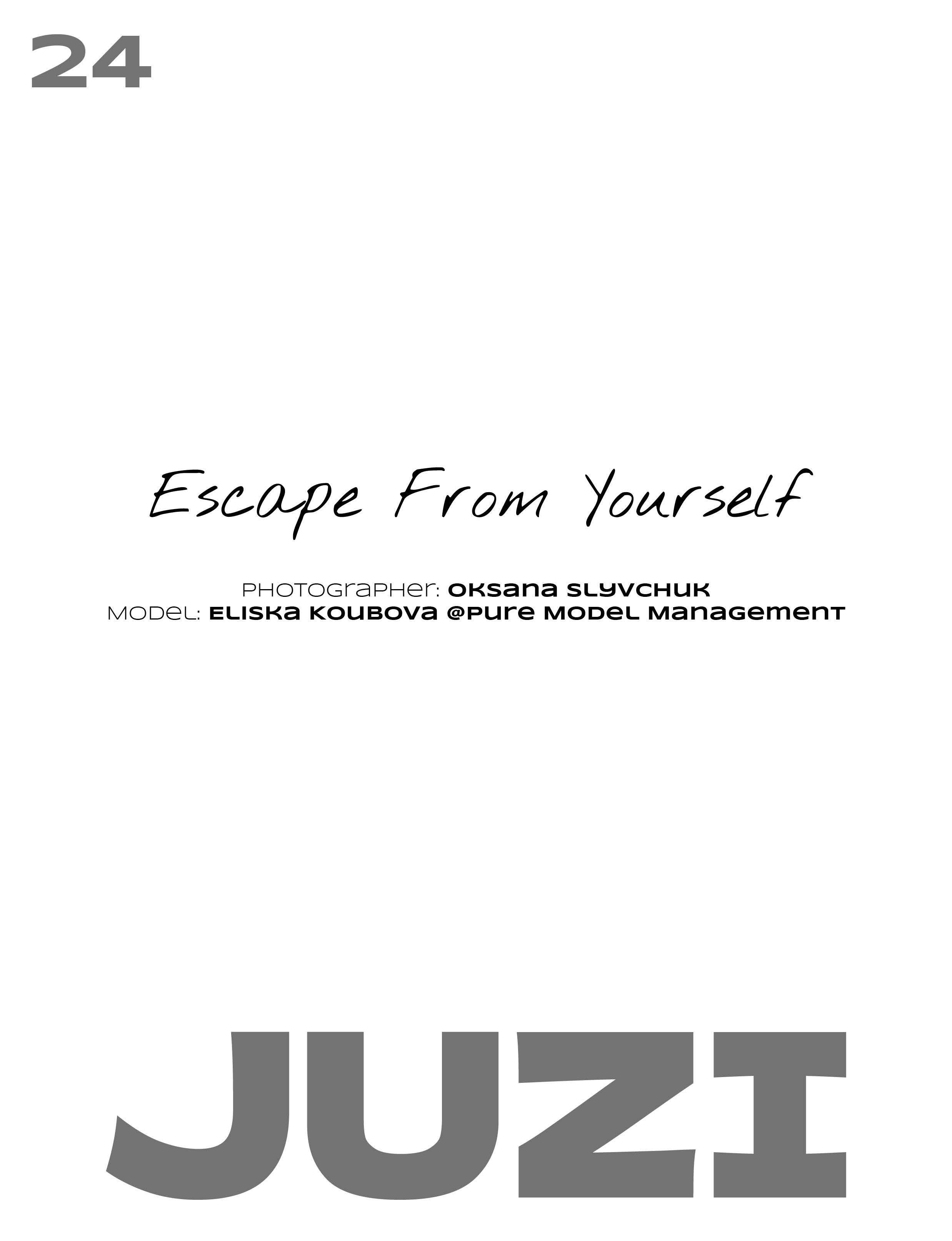 JUZI magazine. Modni fotograf Praha Oksana Slyvchuk