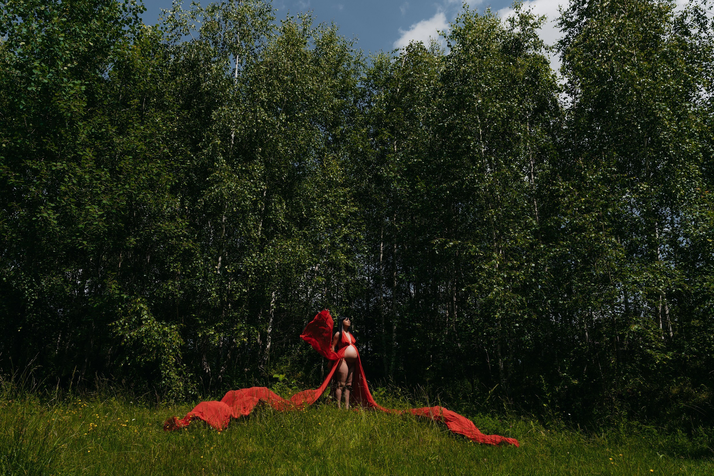Red dress - proiect foto în două acte, Santorini | luviar