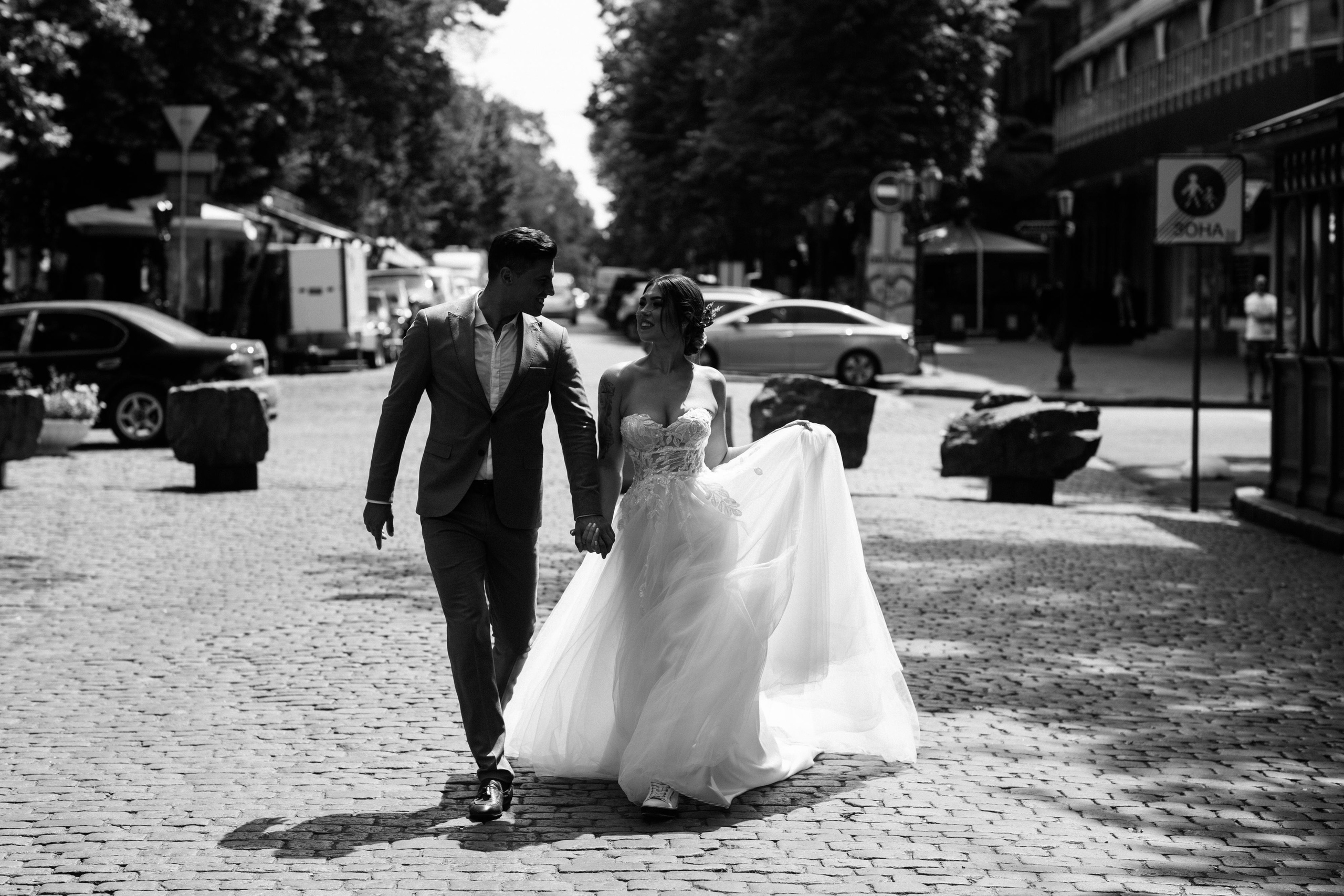 Весільна прогулянка по спекотній Одесі. Весільний та сімейний фотограф в Данії Вячеслав Логвинюк