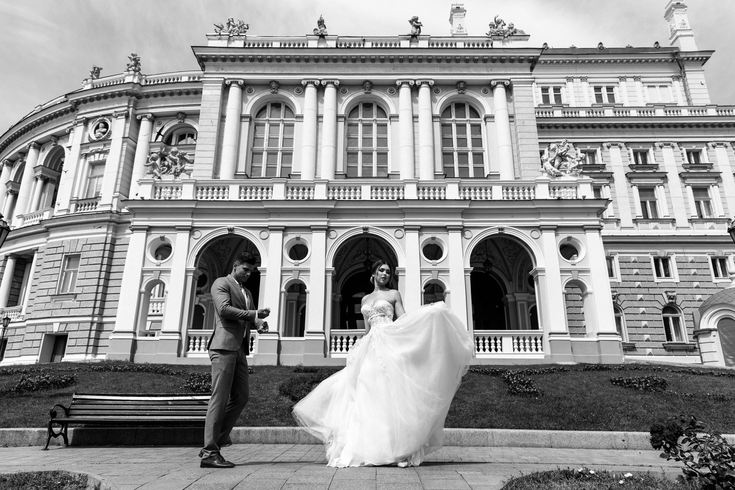 Весільна прогулянка по спекотній Одесі. Весільний та сімейний фотограф в Данії Вячеслав Логвинюк