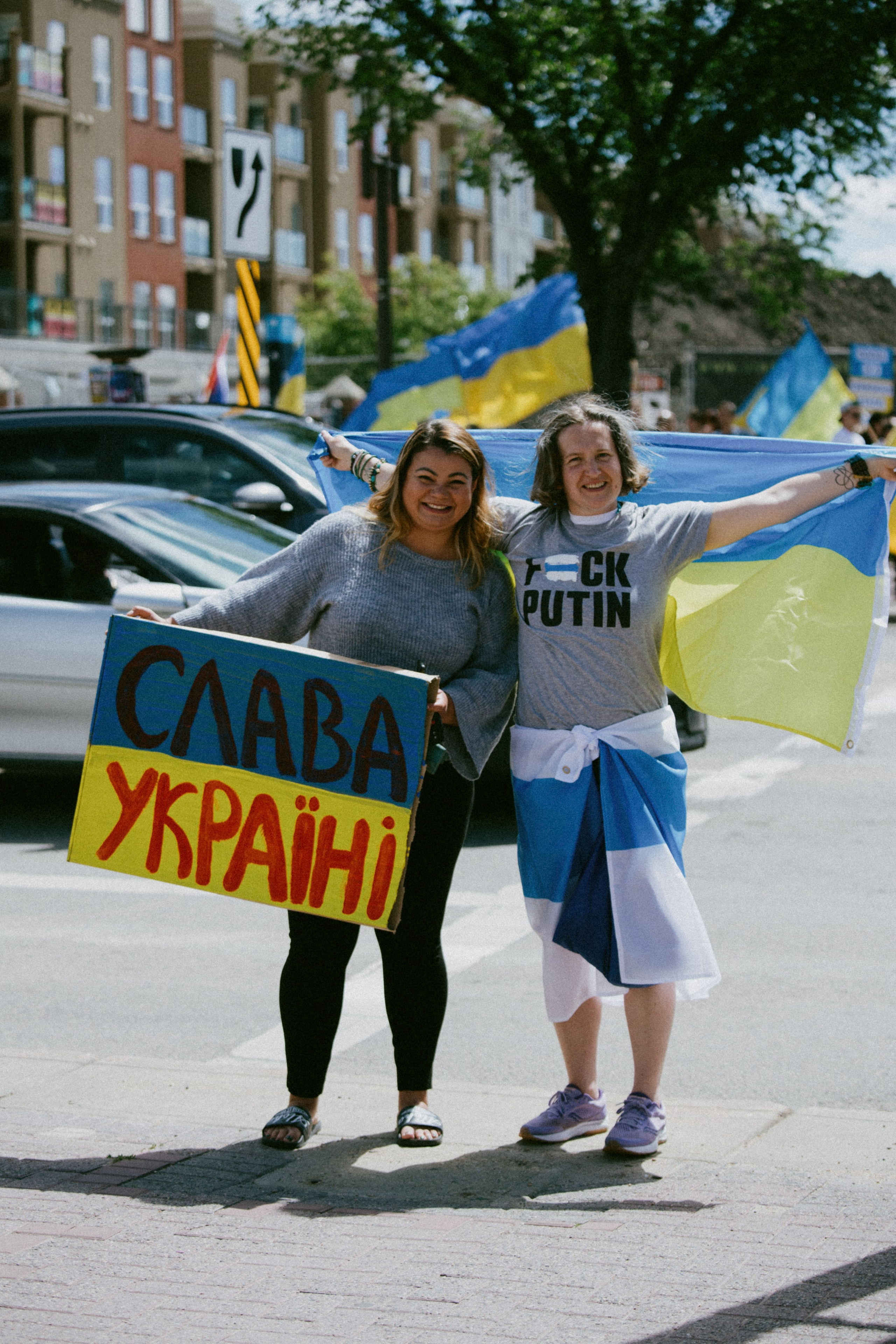 Russia is a terrorist state. Photos by Vasilisa Popil