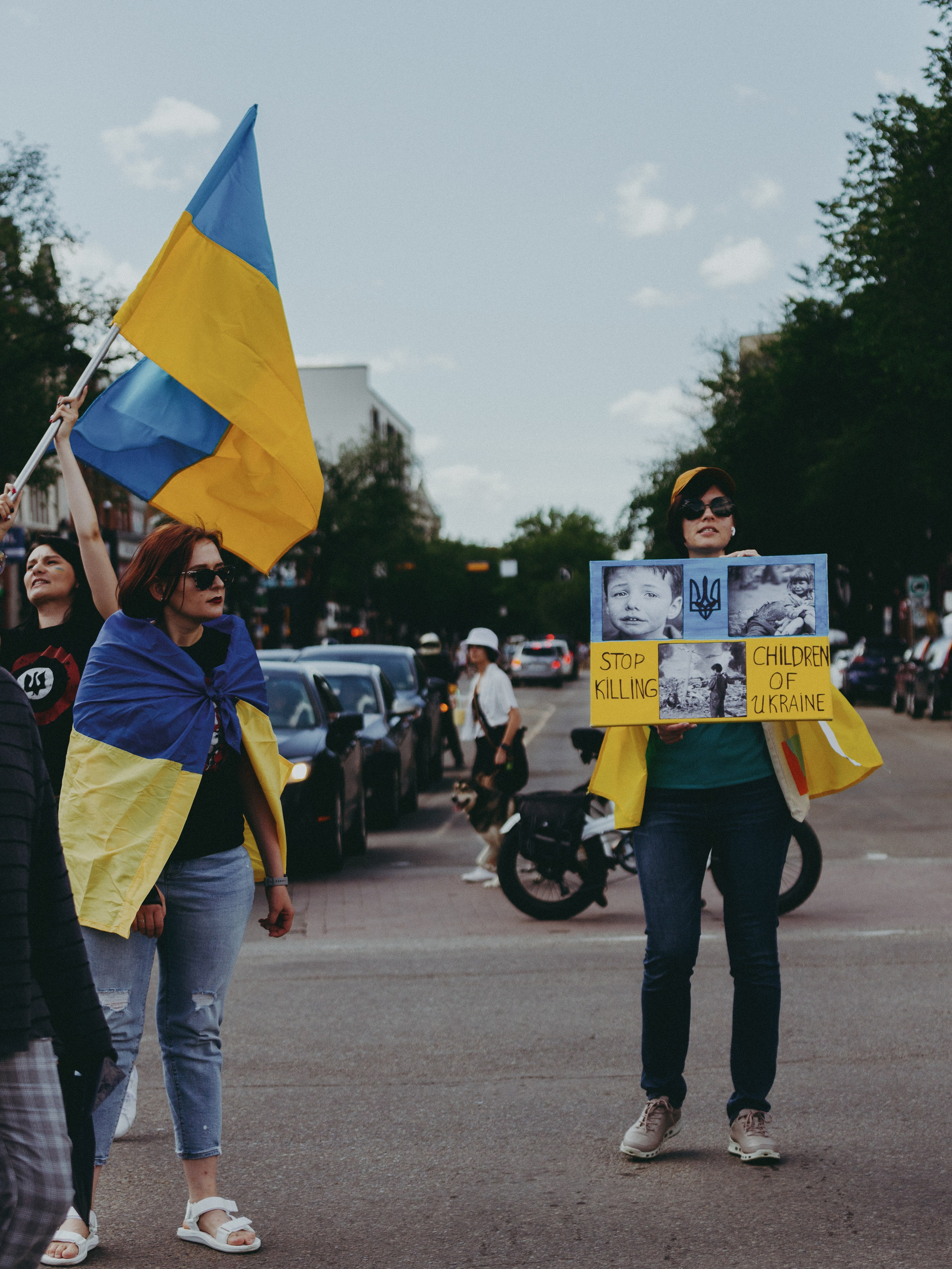 Russia is a terrorist state. Photos by Vasilisa Popil