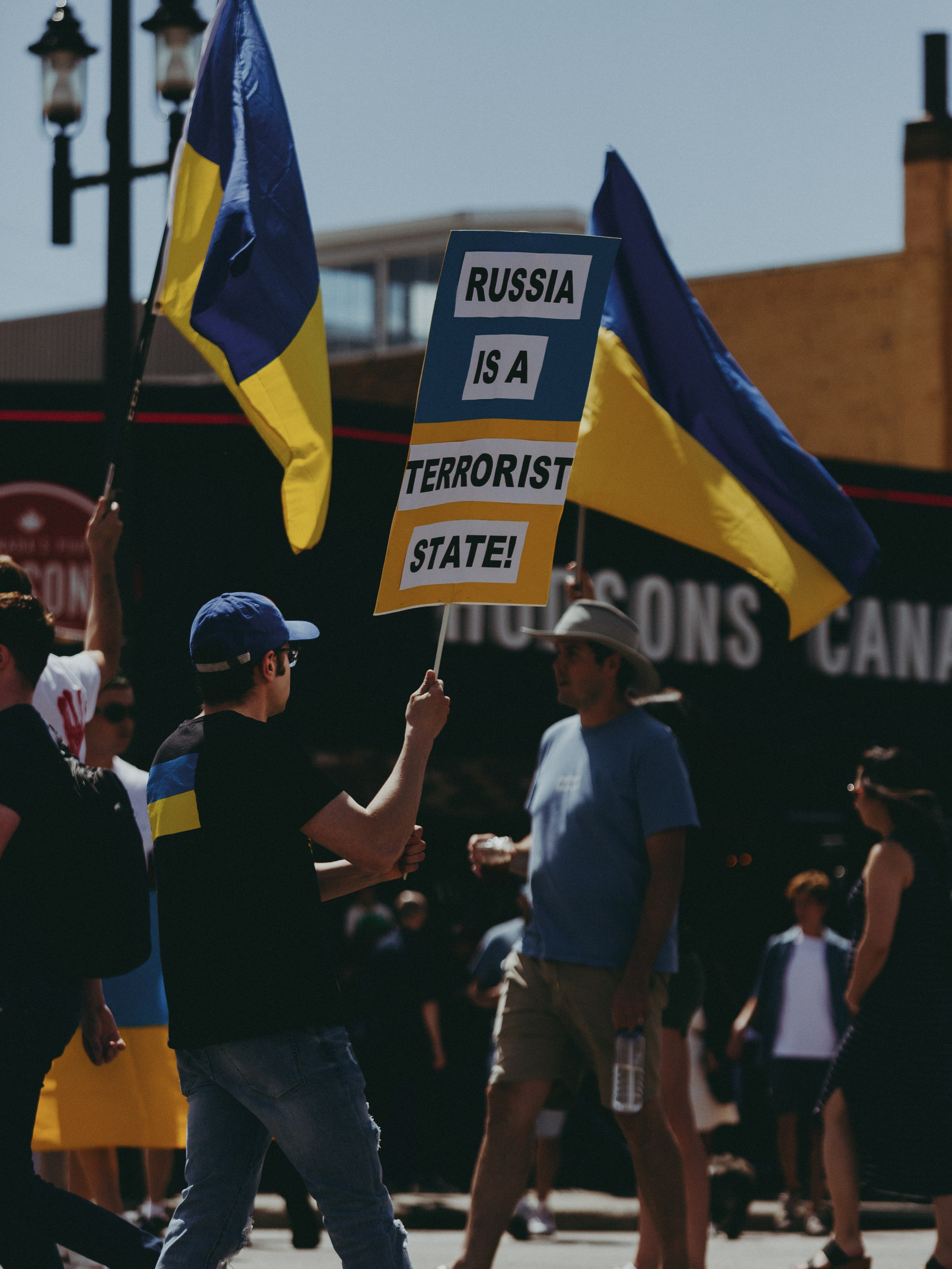 Russia is a terrorist state. Photos by Vasilisa Popil