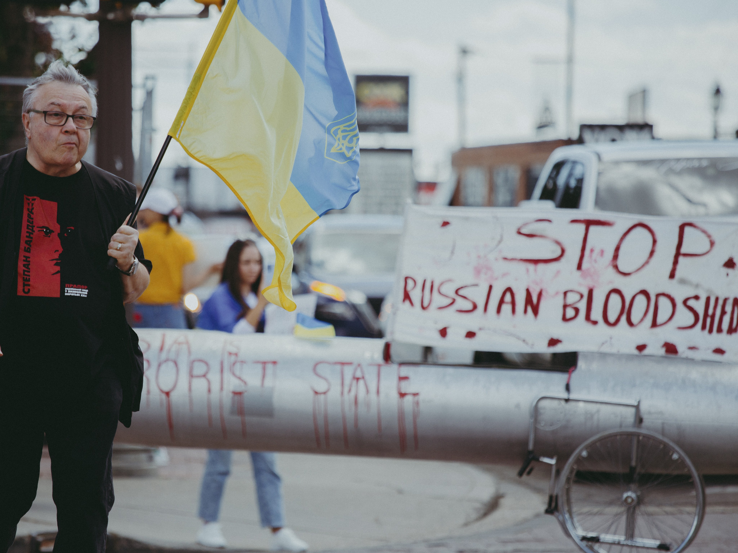 Russia is a terrorist state. Photos by Vasilisa Popil