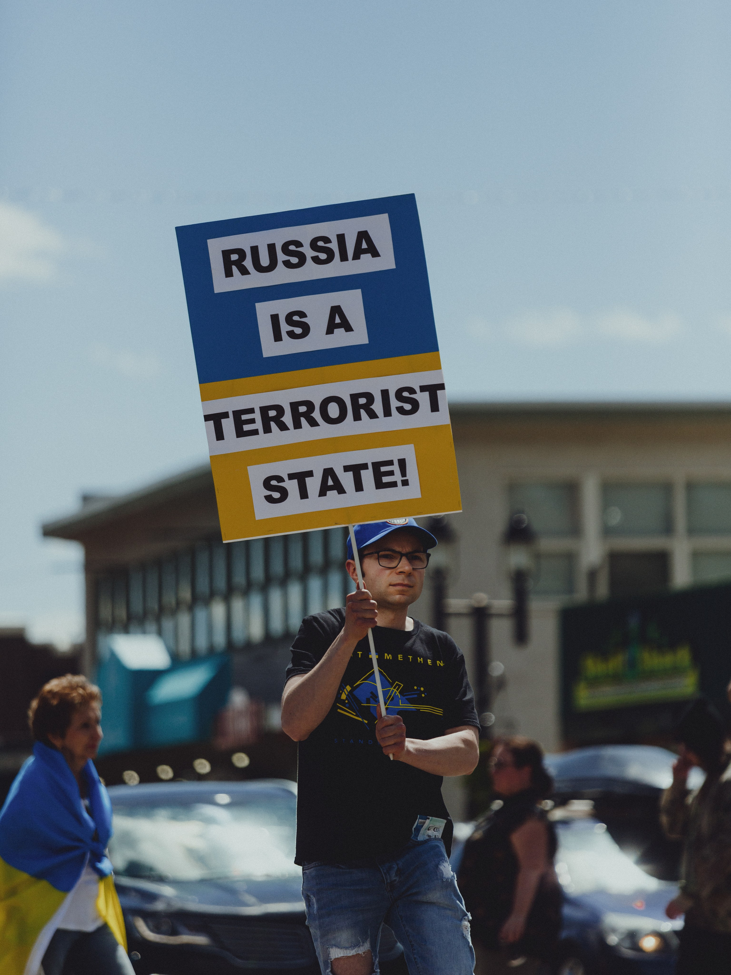 Russia is a terrorist state. Photos by Vasilisa Popil