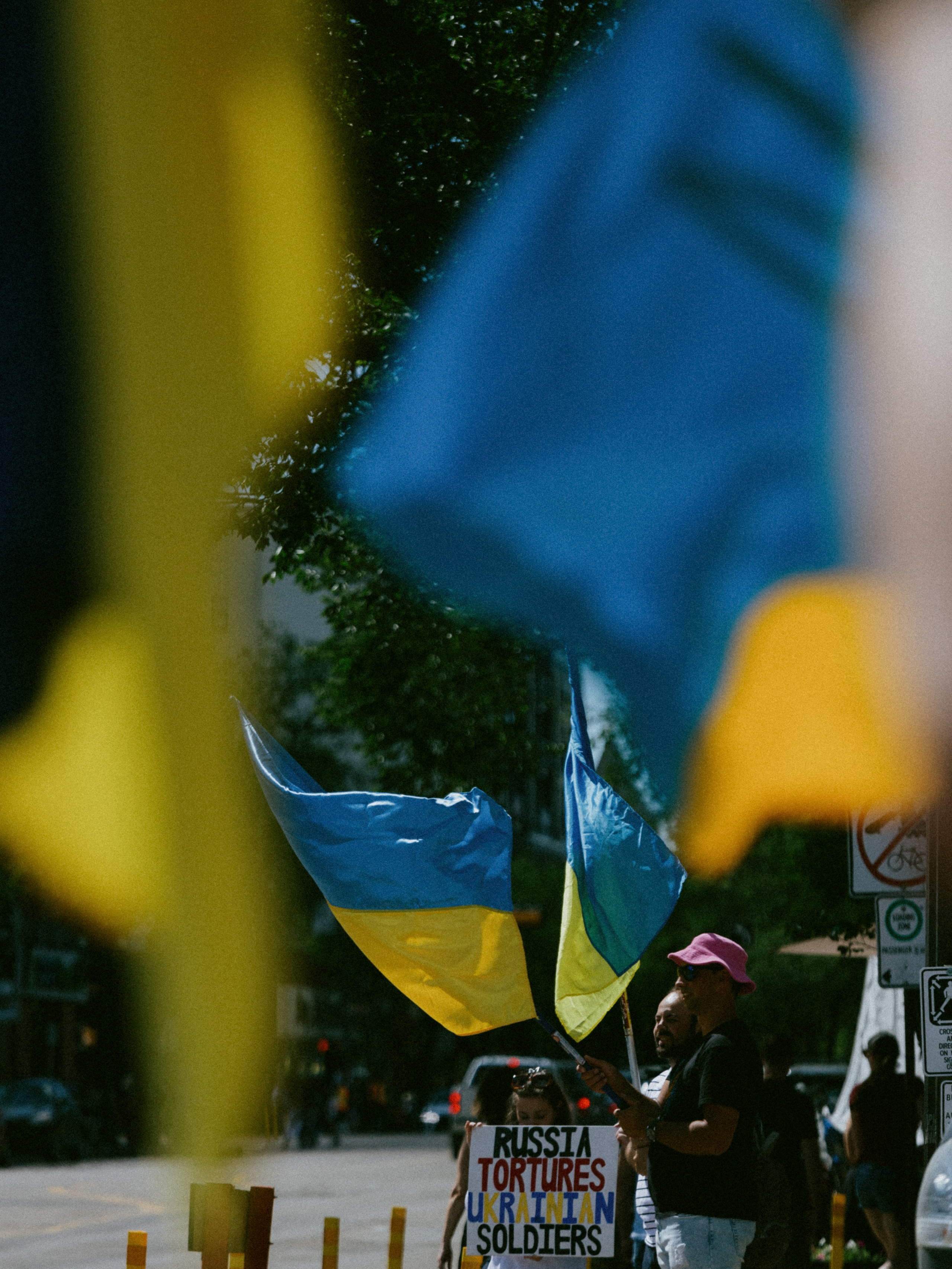 Russia is a terrorist state. Photos by Vasilisa Popil