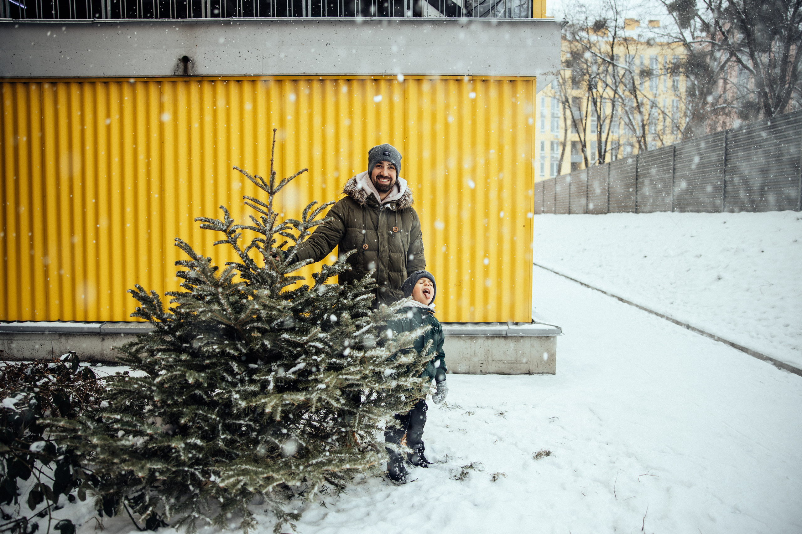 One Winter Day. Every moment is special!