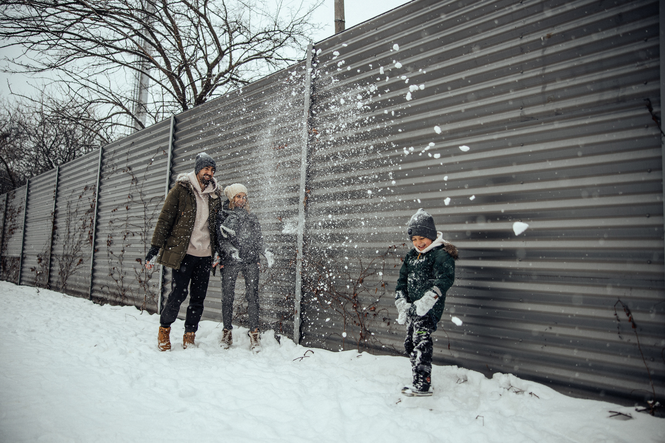 One Winter Day. Every moment is special!