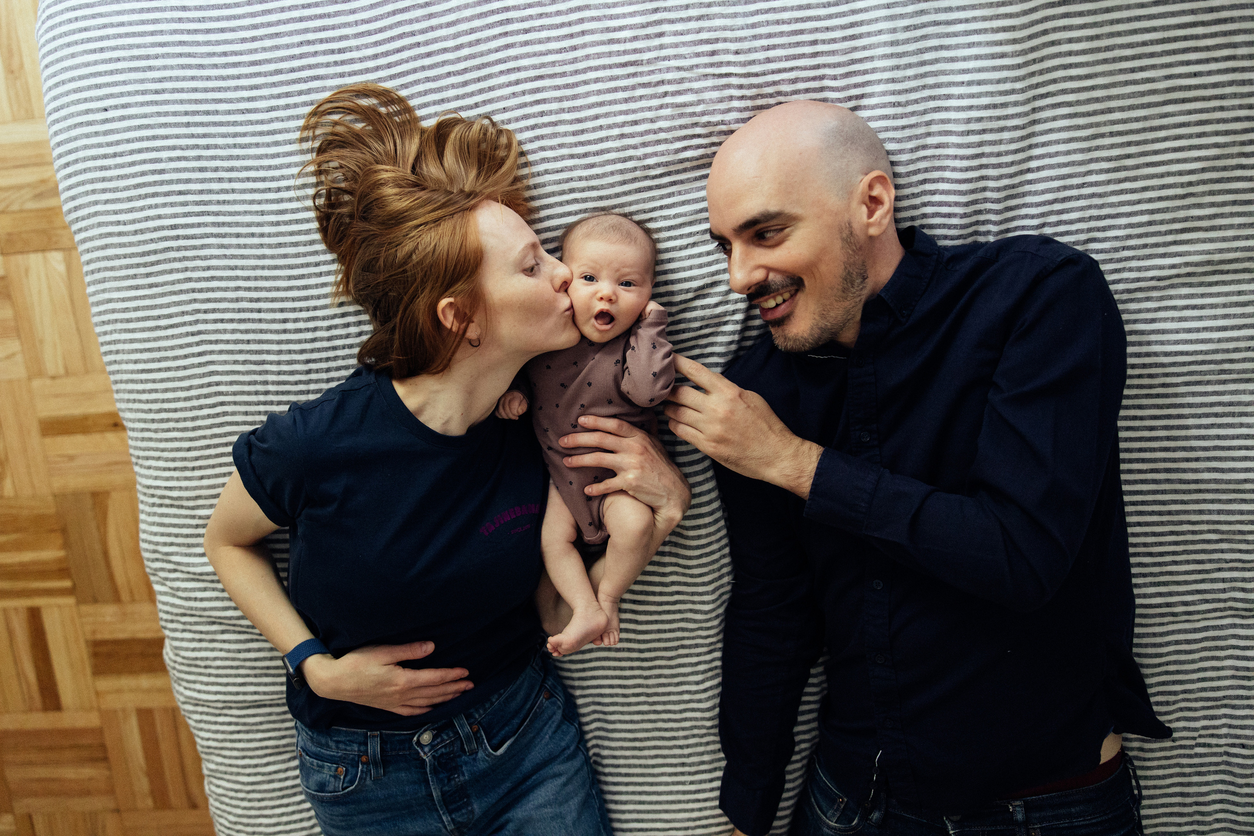 Alina, Clementine & Lionel. Every moment is special!