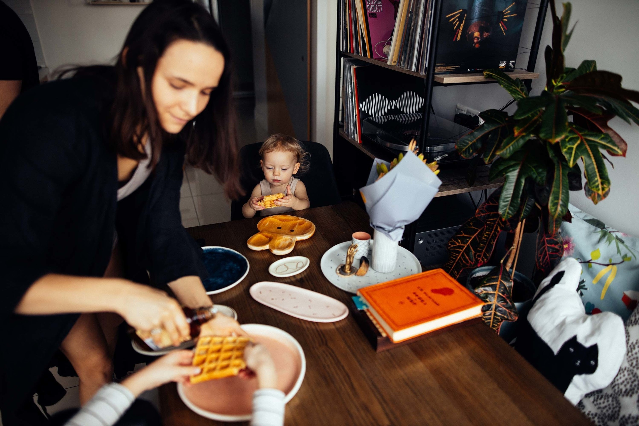 Sunday Waffles. Every moment is special!