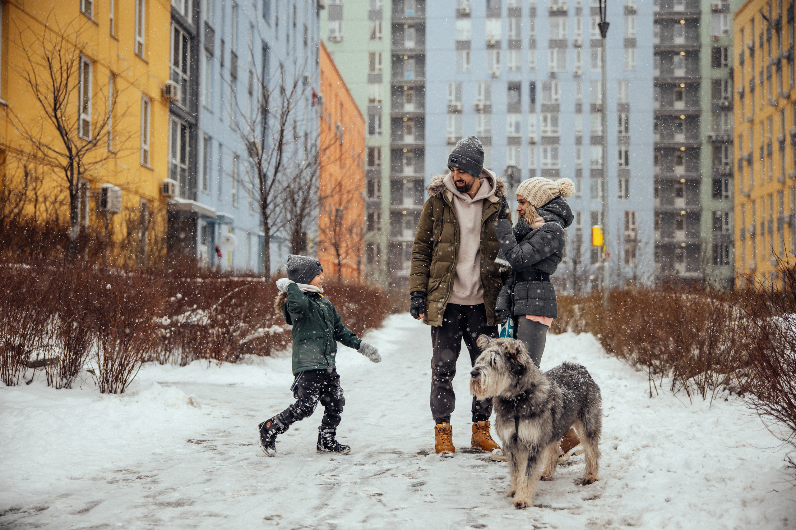 One Winter Day. Every moment is special!