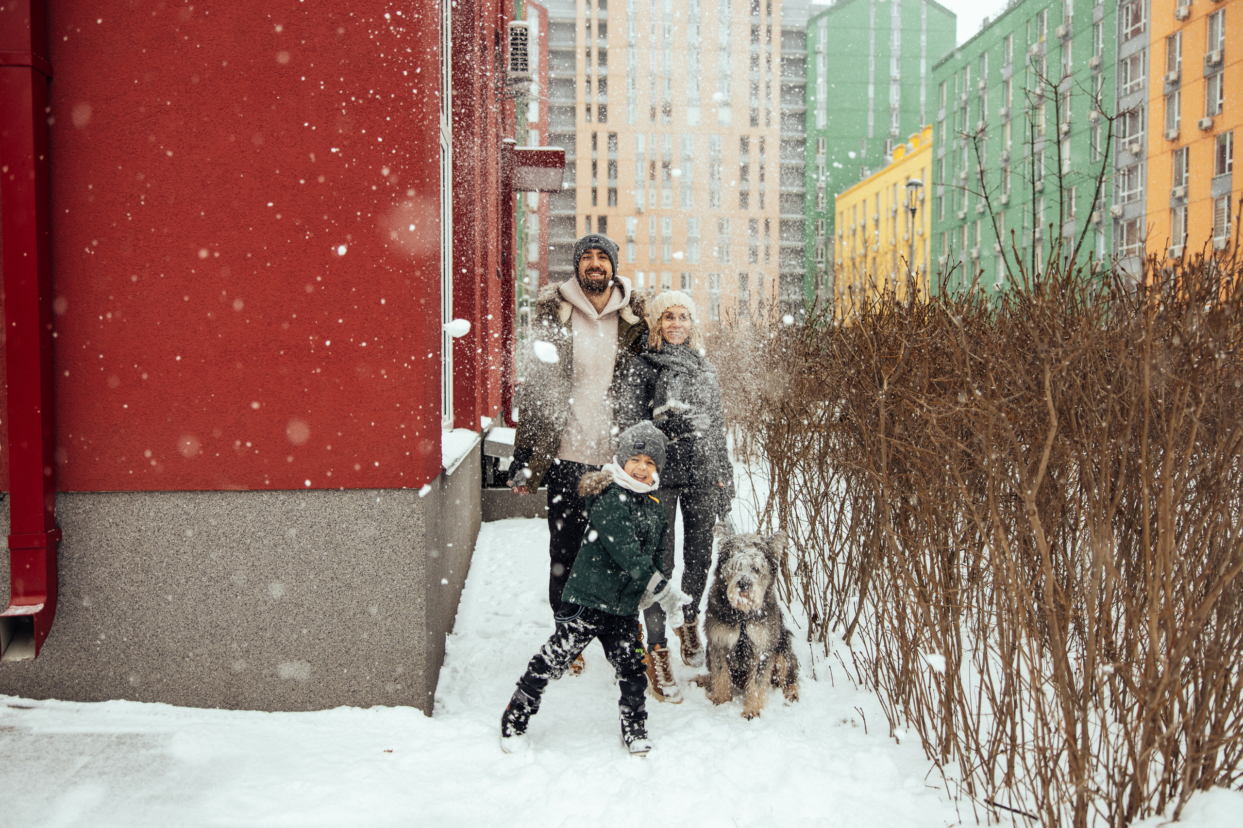 One Winter Day. Every moment is special!