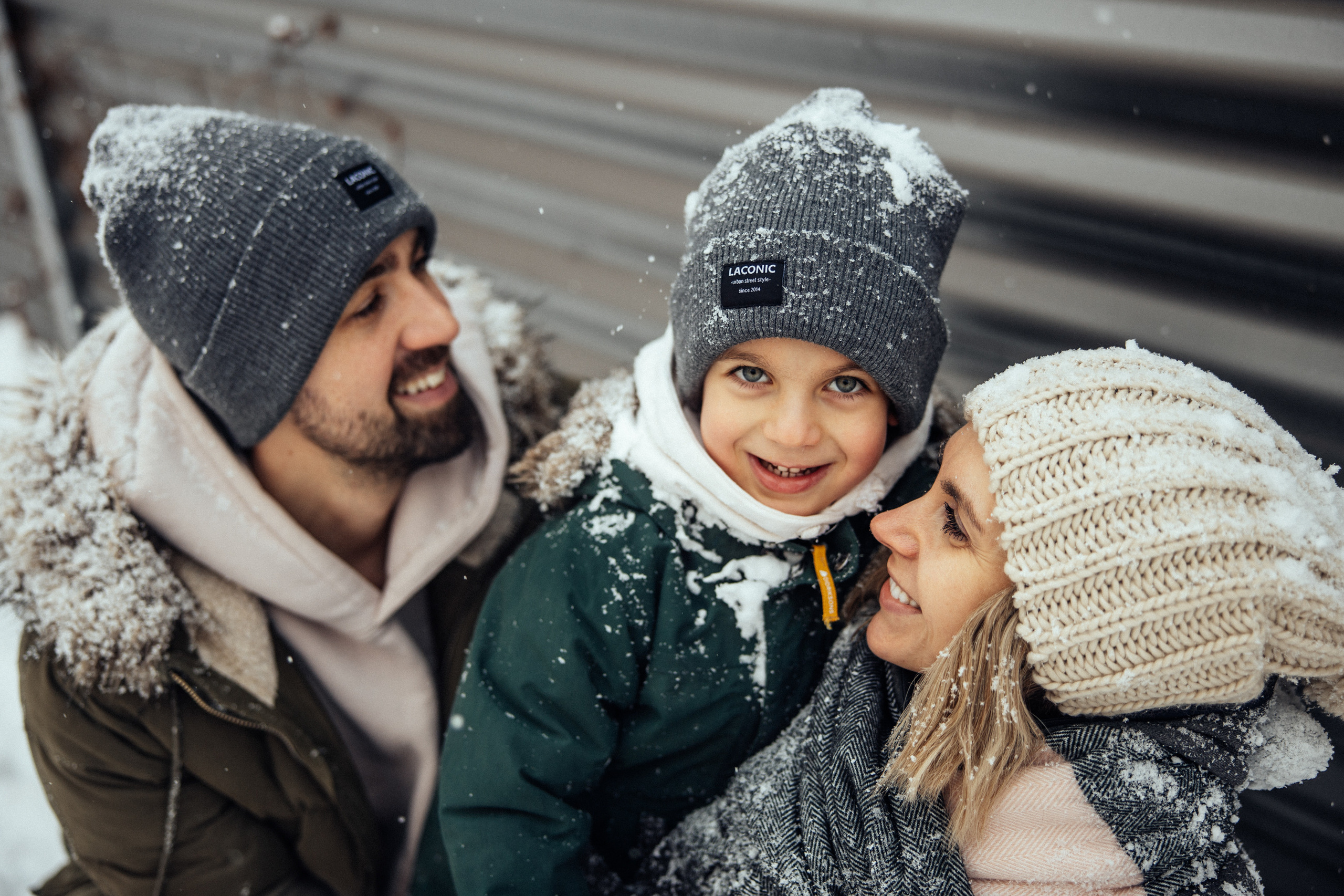 One Winter Day. Every moment is special!