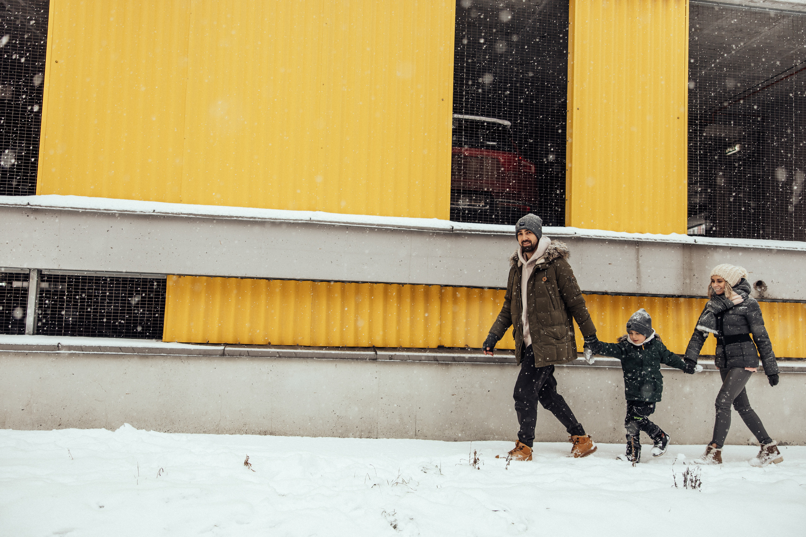 One Winter Day. Every moment is special!