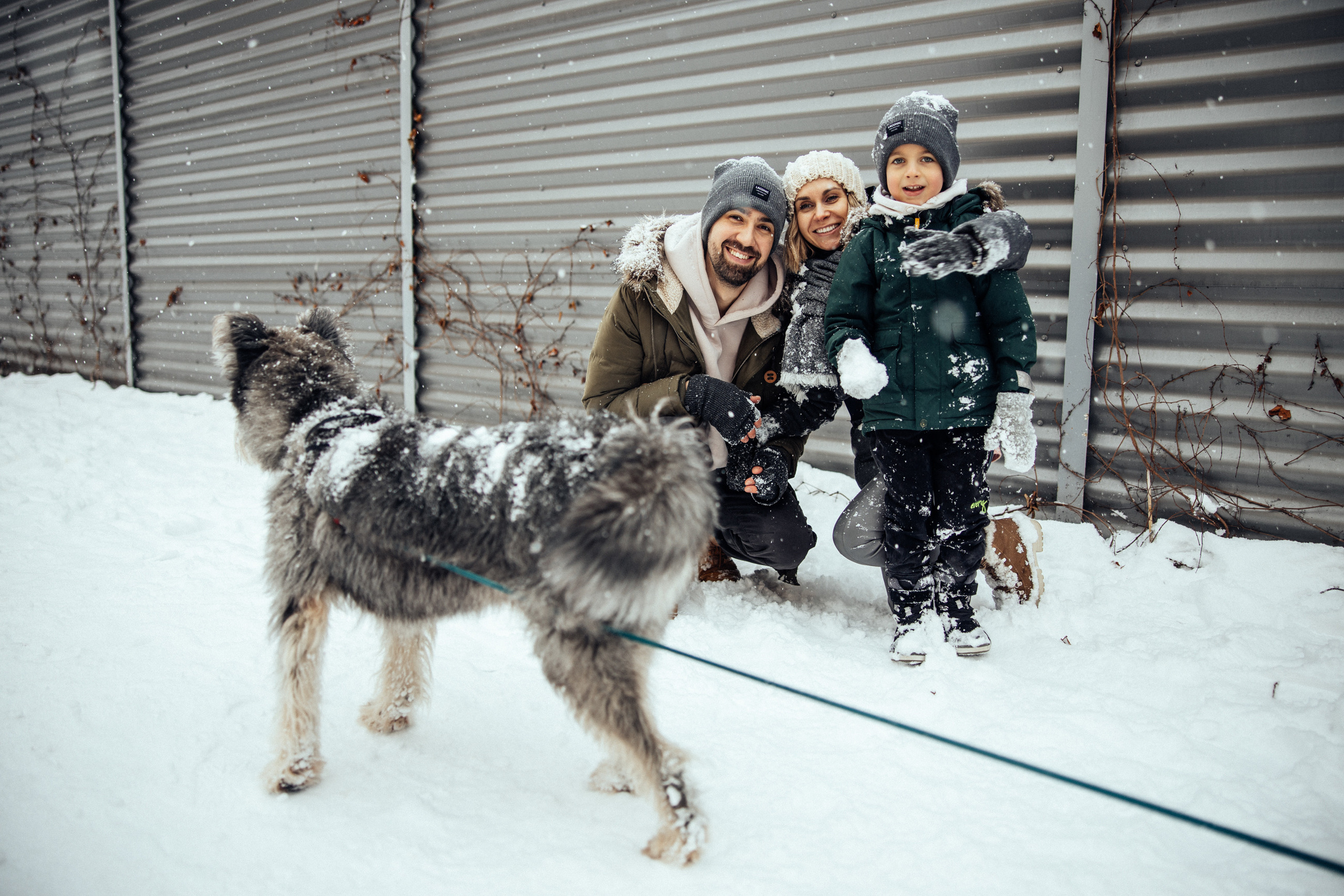 One Winter Day. Every moment is special!