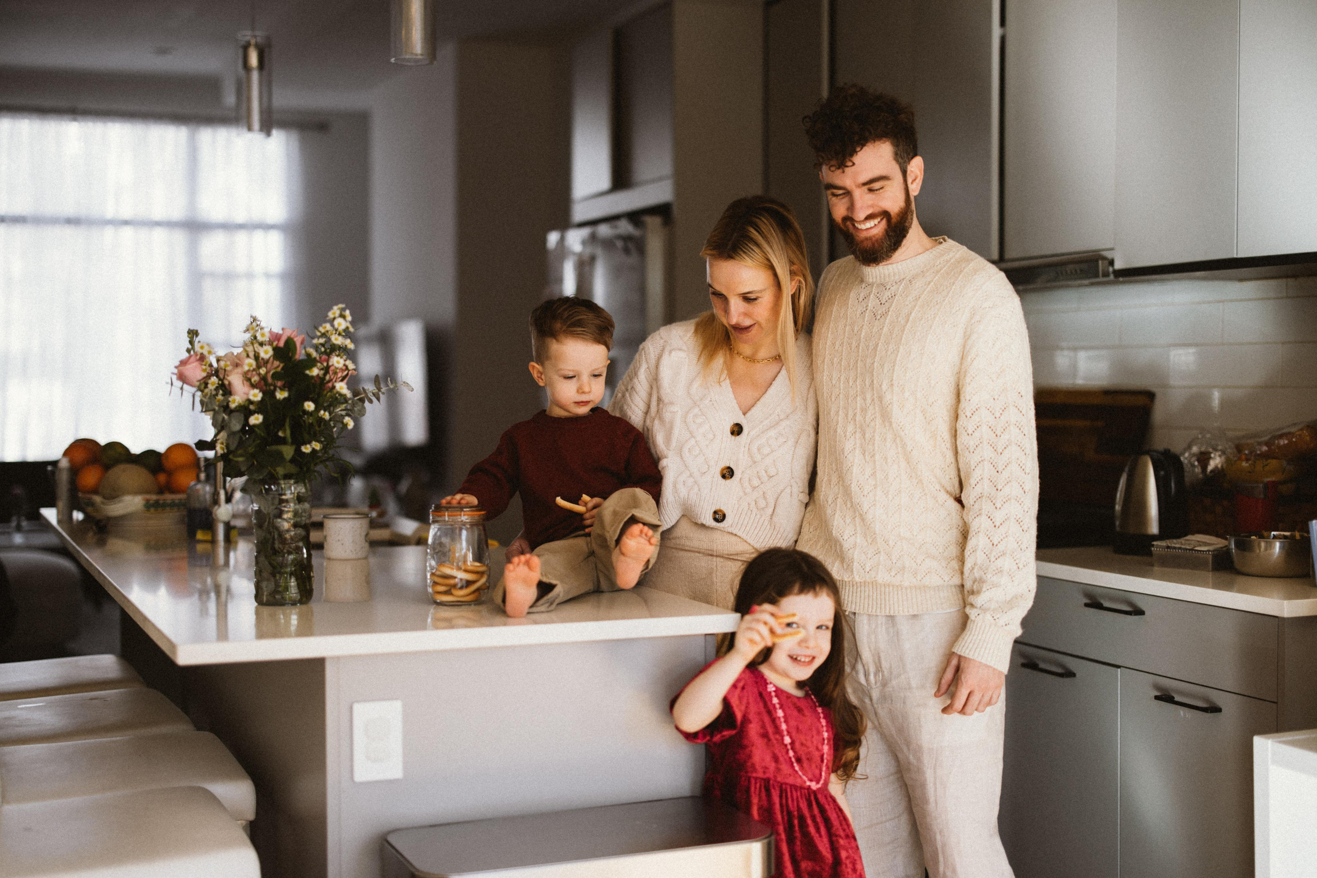 Anna, Tom, Harper & Harry. Every moment is special!