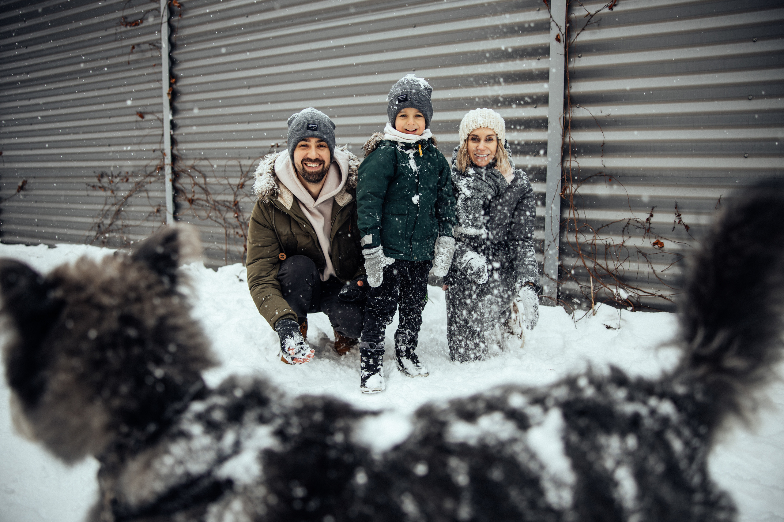 One Winter Day. Every moment is special!