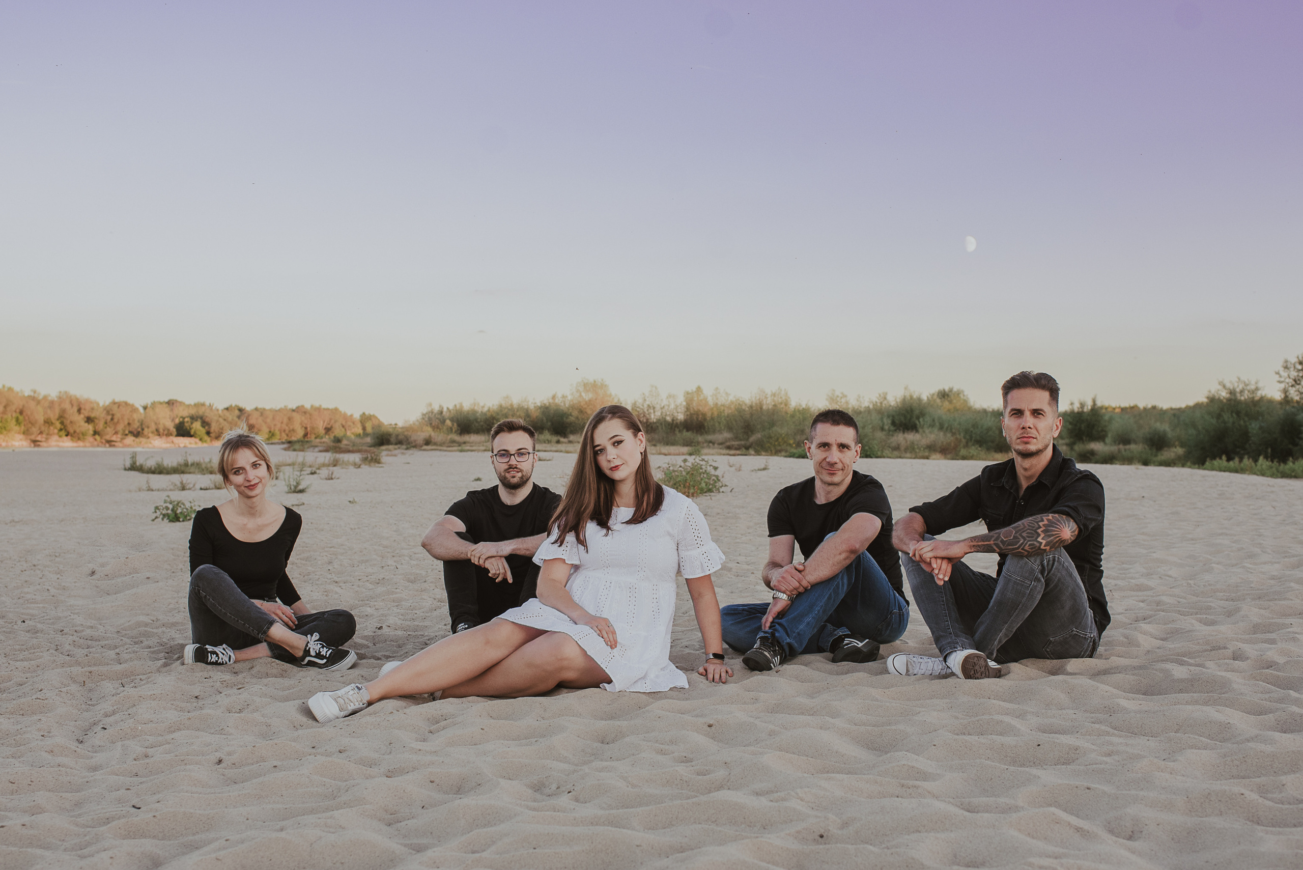 Telescope - Sesja dla zespołu muzycznego. Naturalnie pięknie - Klaudia Rowicka