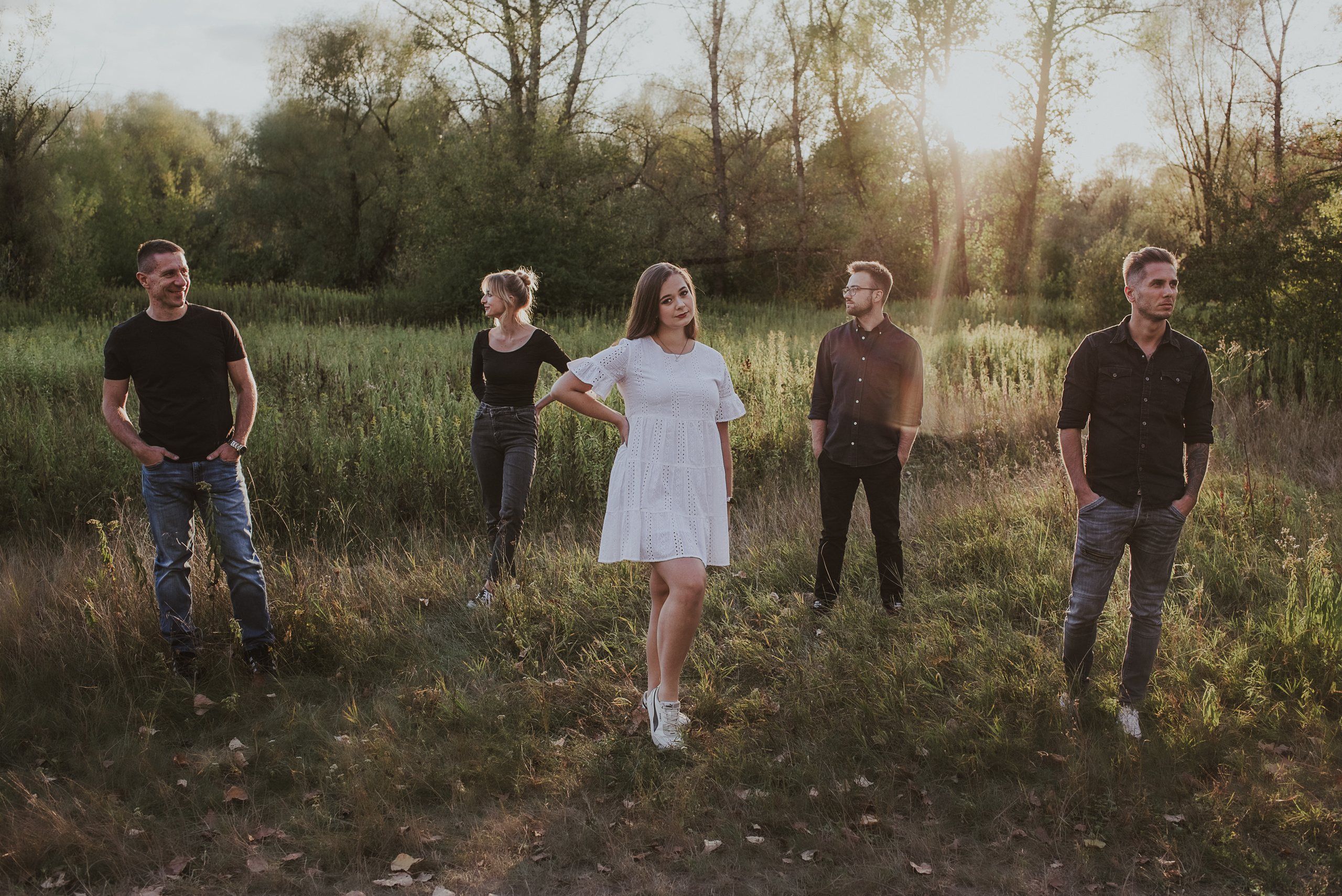 Telescope - Sesja dla zespołu muzycznego. Naturalnie pięknie - Klaudia Rowicka