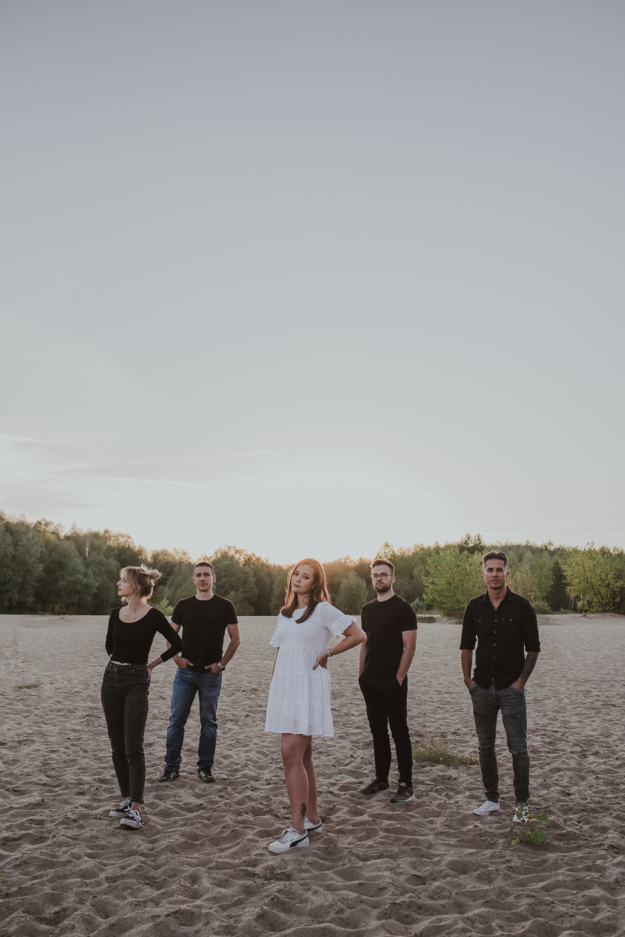 Telescope - Sesja dla zespołu muzycznego. Naturalnie pięknie - Klaudia Rowicka