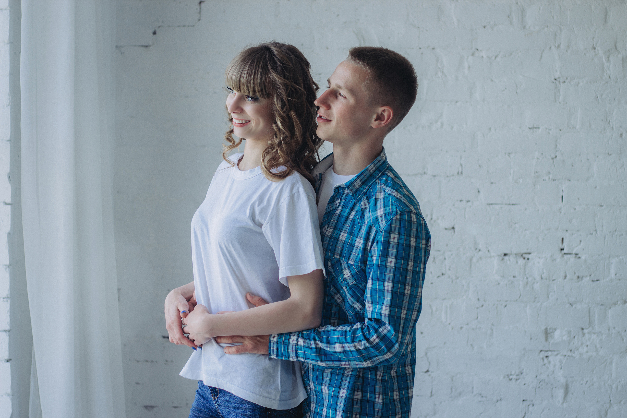 Студийная сьемка в белом зале. Свадебный и семейный фотограф в Запорожье Влад Ткаченко