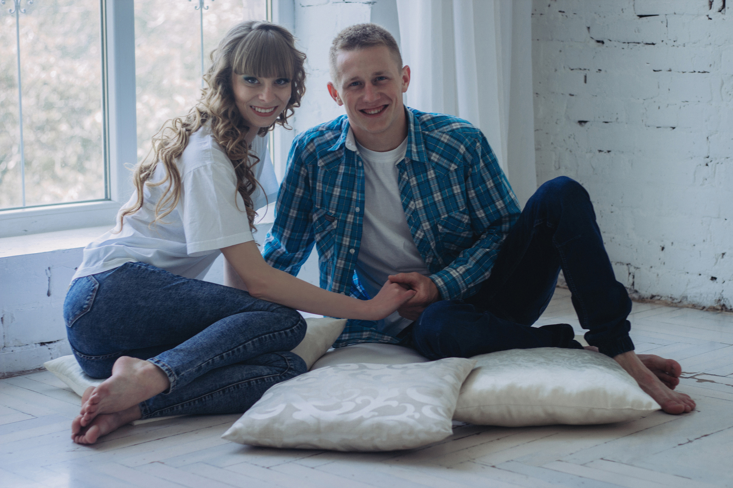 Студийная сьемка в белом зале. Свадебный и семейный фотограф в Запорожье Влад Ткаченко