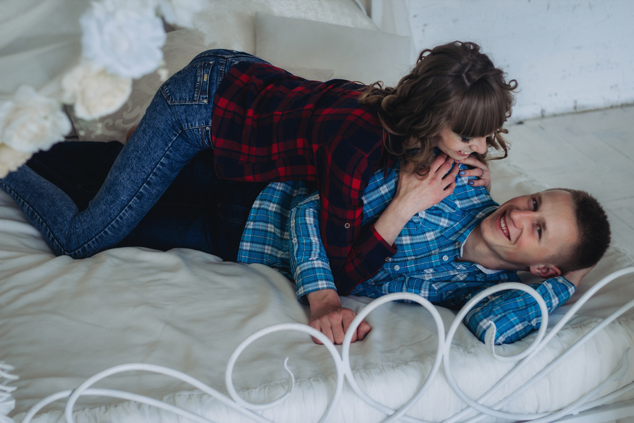 Студийная сьемка в белом зале. Свадебный и семейный фотограф в Запорожье Влад Ткаченко