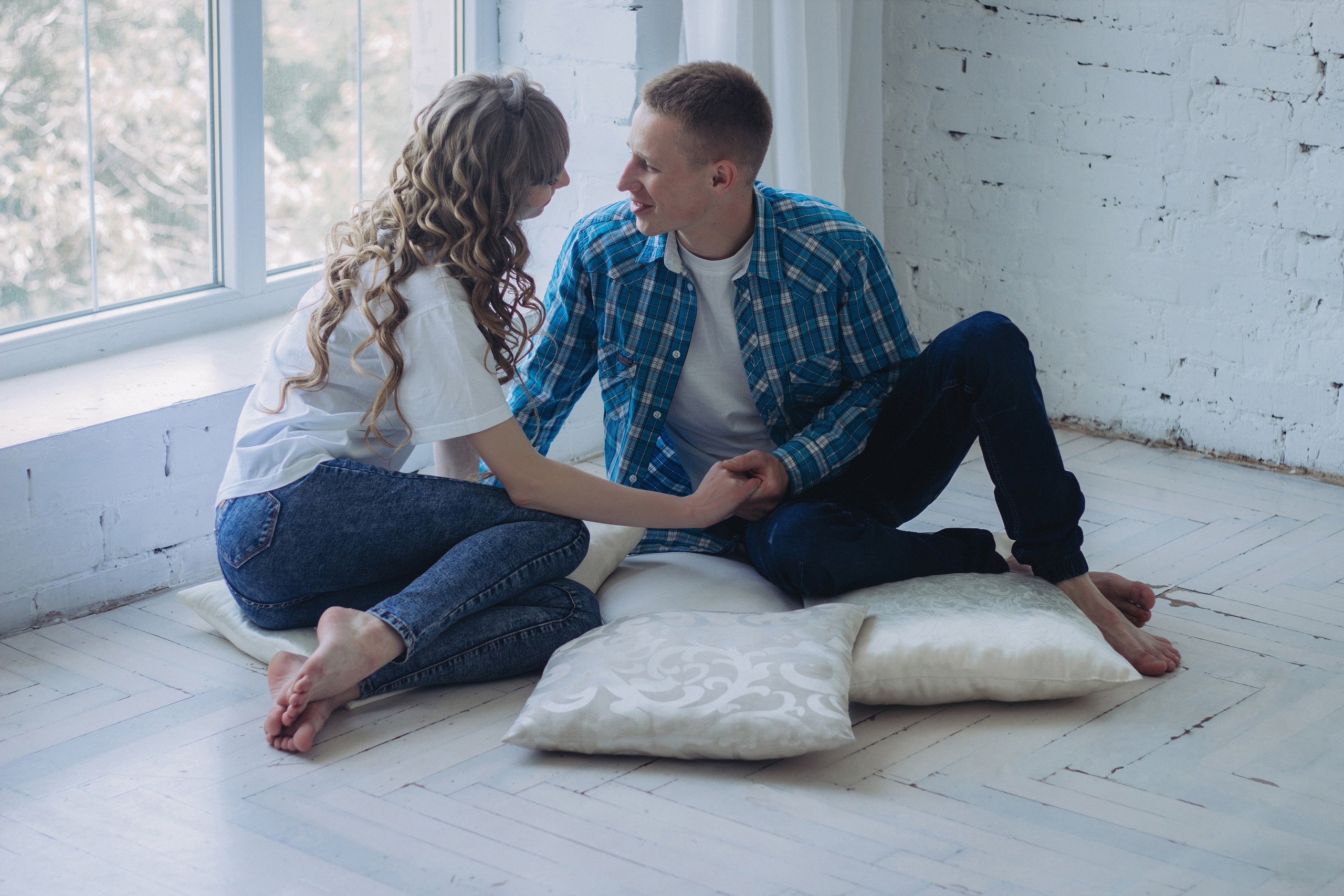 Студийная сьемка в белом зале. Свадебный и семейный фотограф в Запорожье Влад Ткаченко