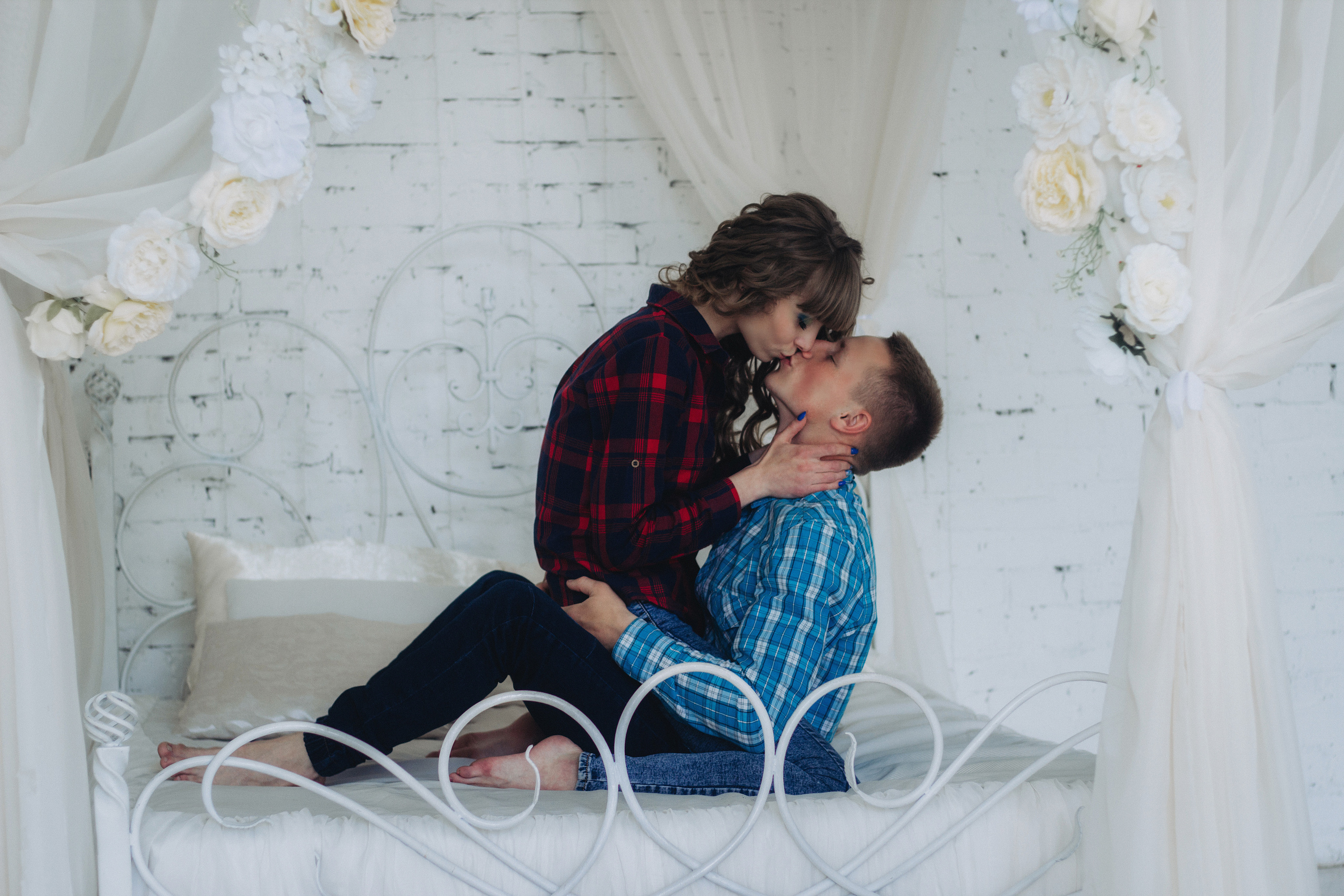 Студийная сьемка в белом зале. Свадебный и семейный фотограф в Запорожье Влад Ткаченко