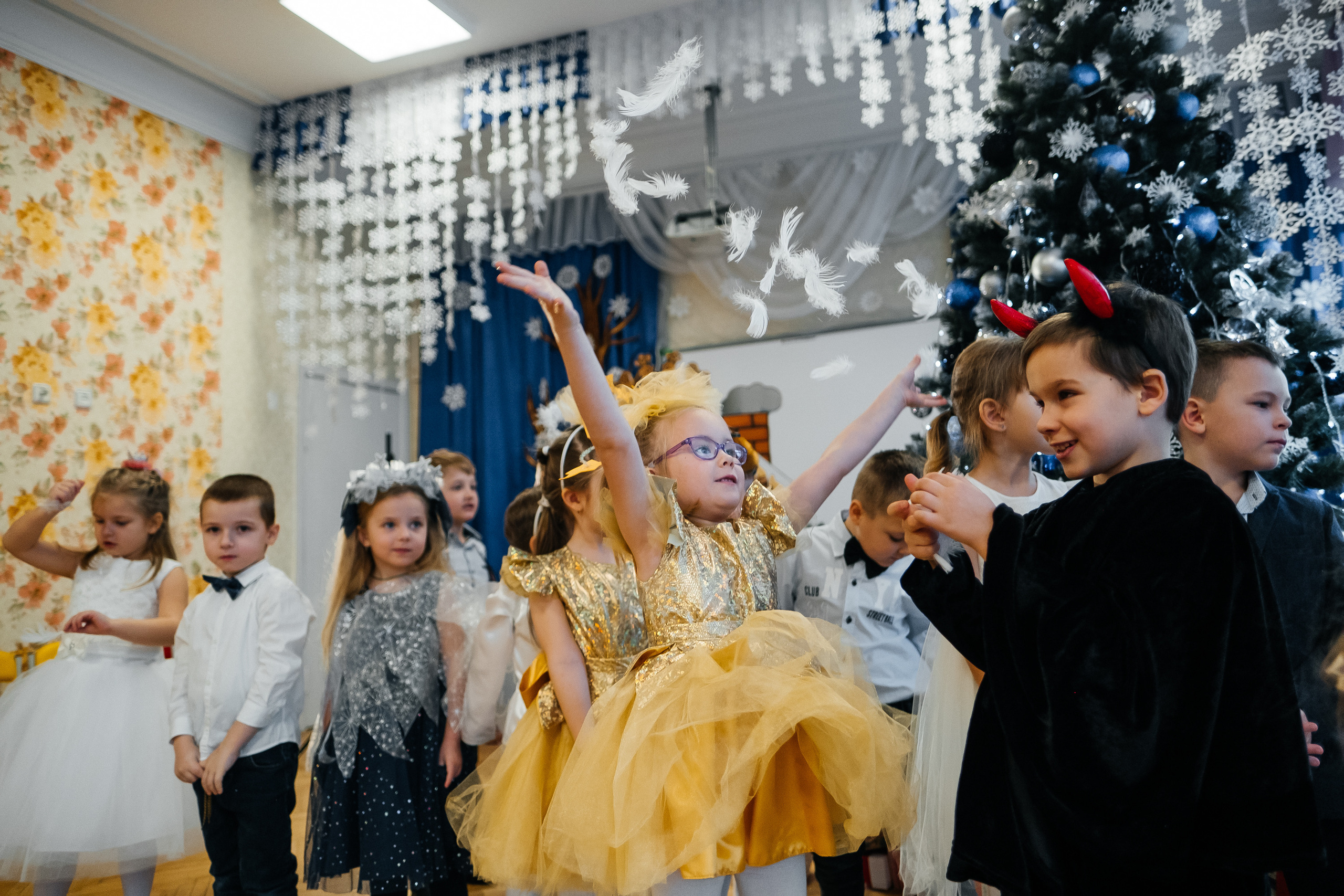 Новорічне свято в садочку. Сімейний і портретний фотограф у Києві Проценко Алла