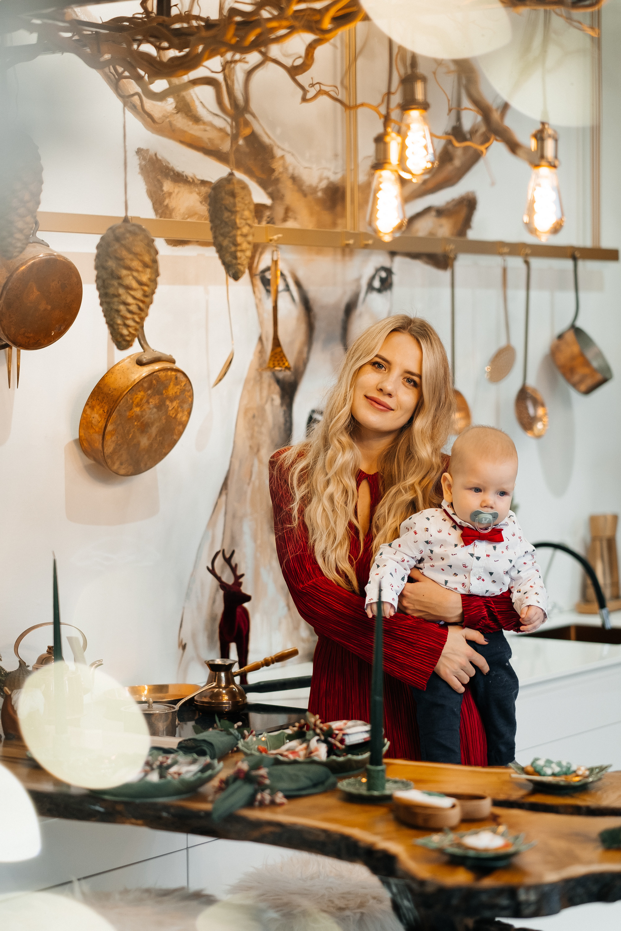Новогодняя фотосессия Даши с мальчишками. Сімейний і портретний фотограф у Києві Проценко Алла