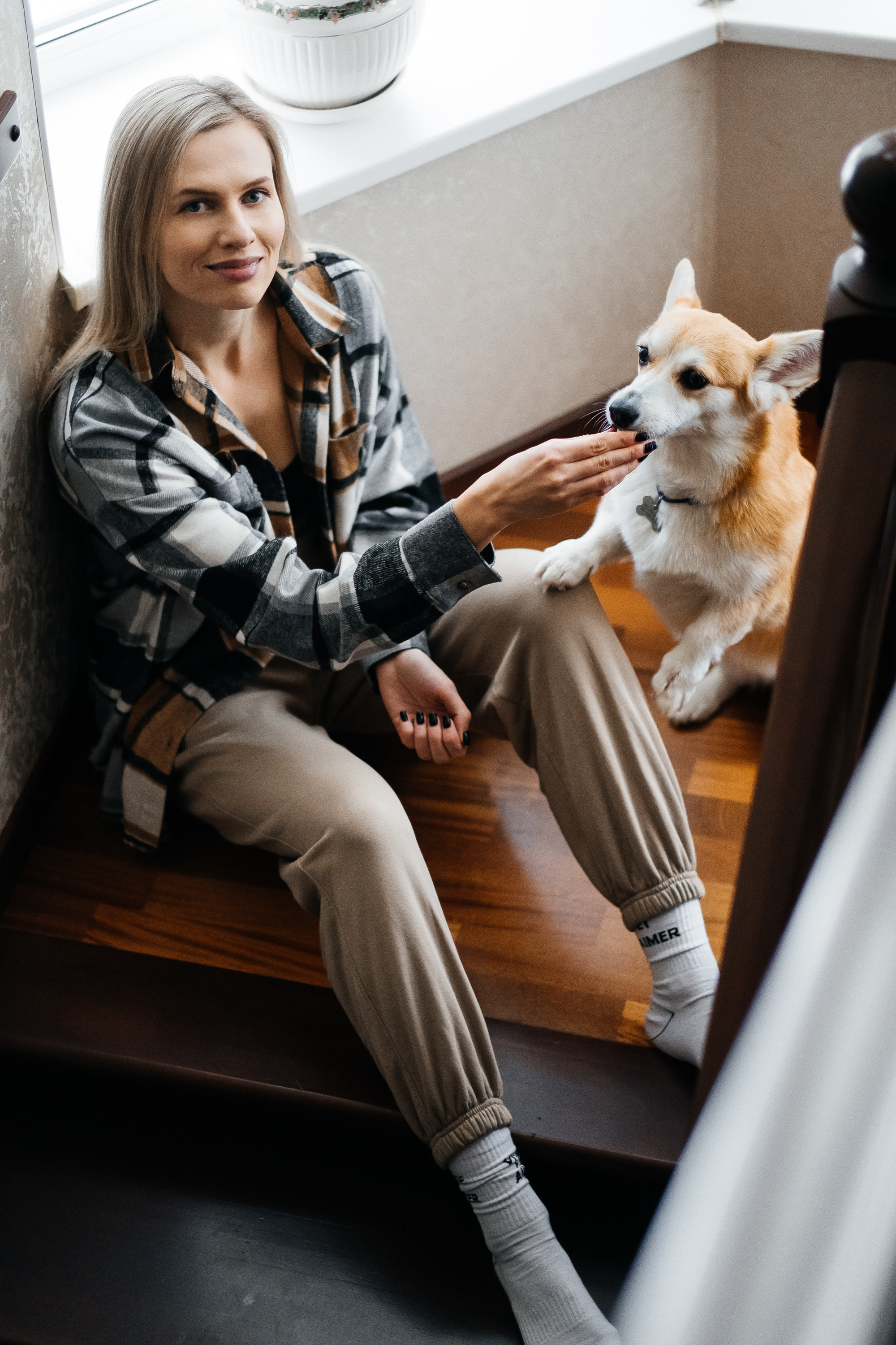 Затишна домашня фотосесія з улюбленцем. Сімейний і портретний фотограф у Києві Проценко Алла