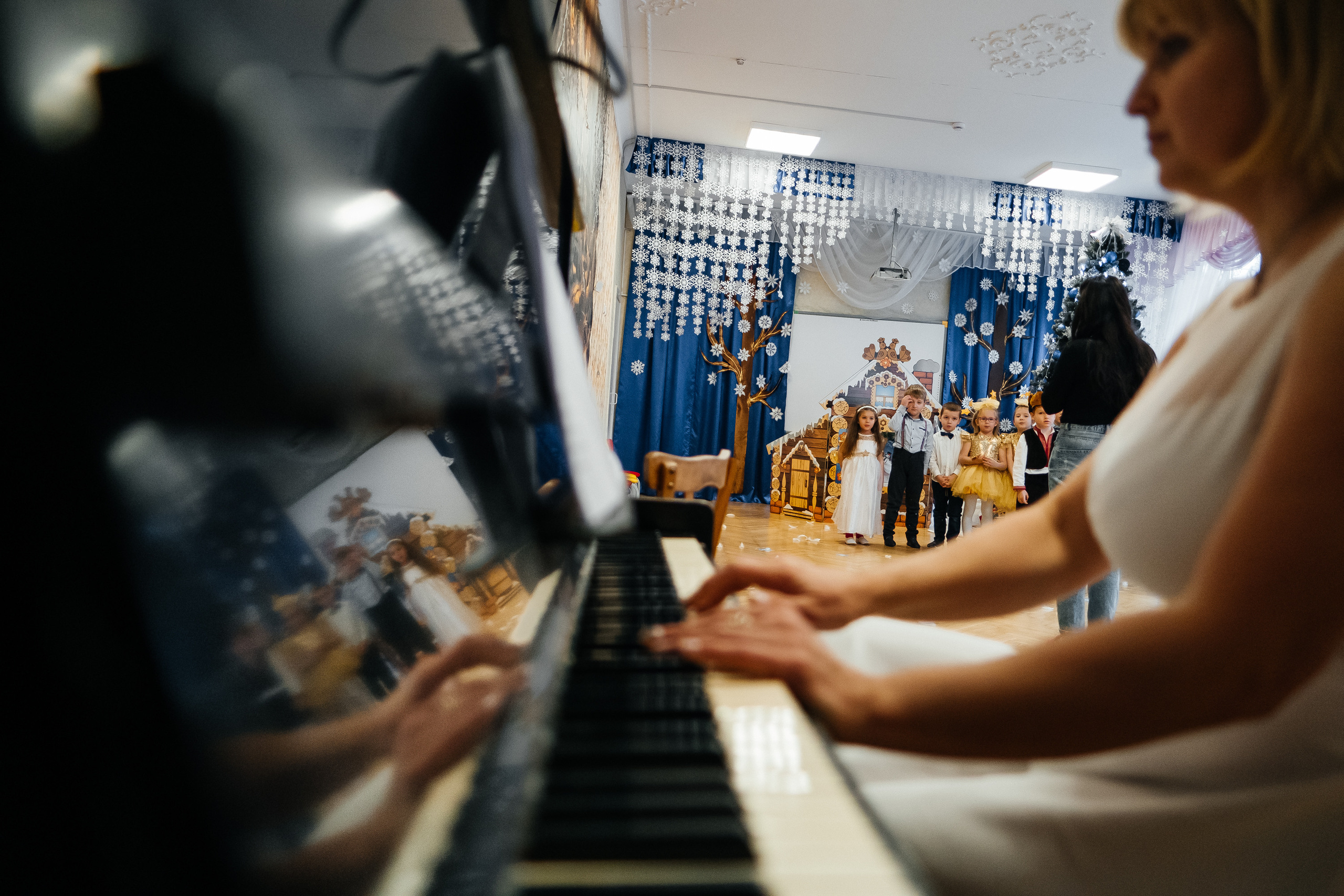 Новорічне свято в садочку. Сімейний і портретний фотограф у Києві Проценко Алла