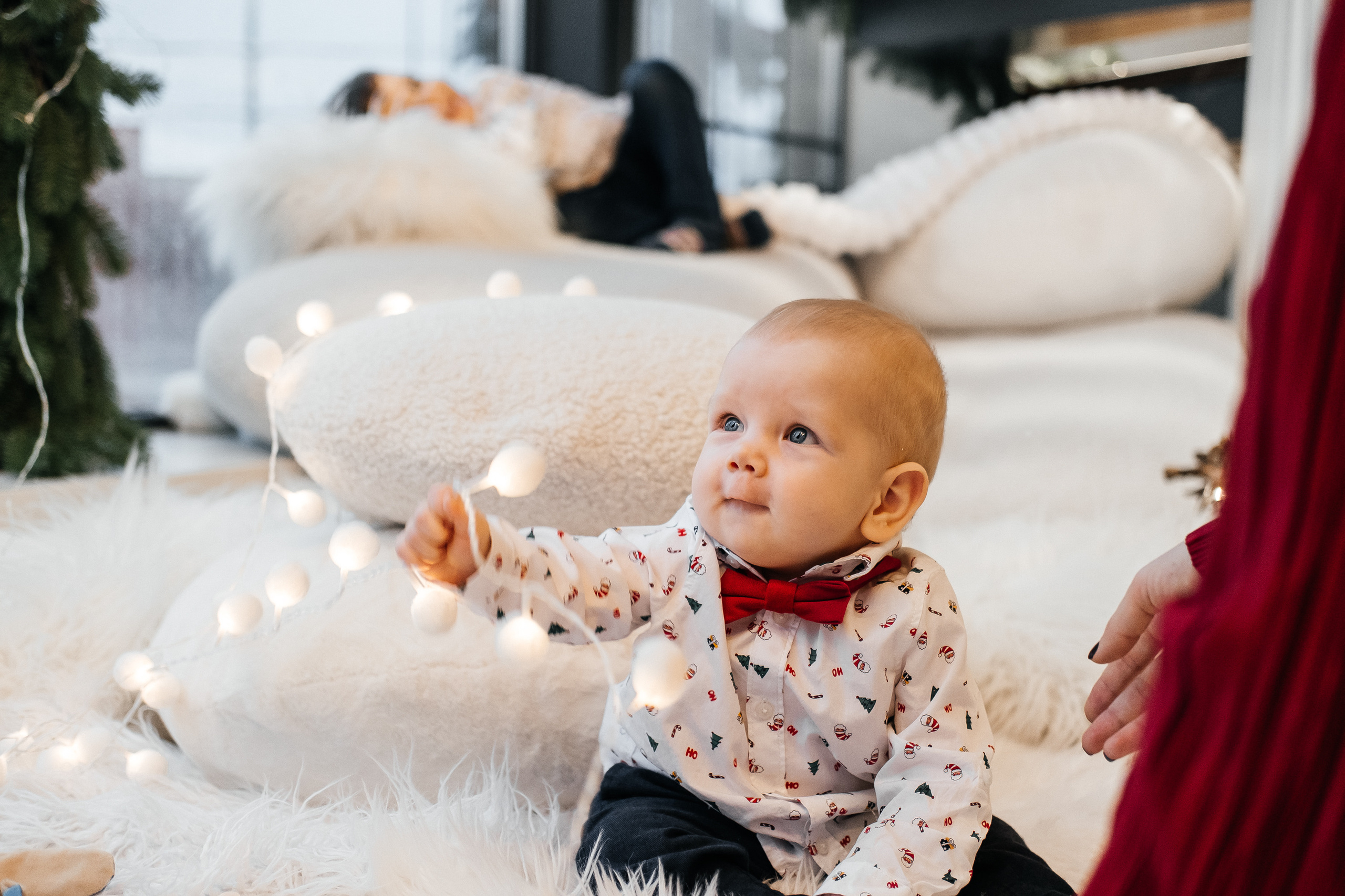 Новогодняя фотосессия Даши с мальчишками. Сімейний і портретний фотограф у Києві Проценко Алла