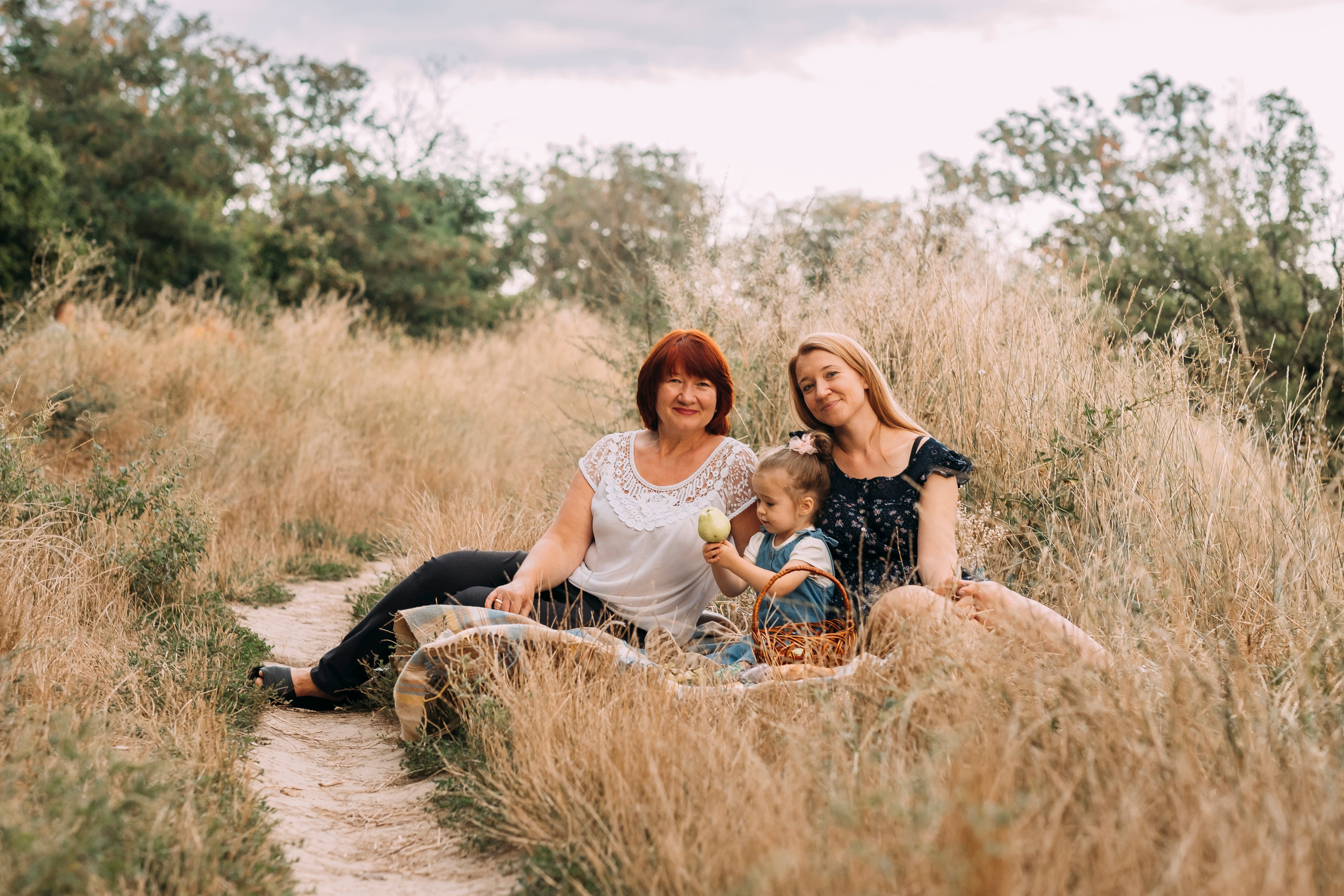 Фотосессия трех поколений девушек. Сімейний і портретний фотограф у Києві Проценко Алла