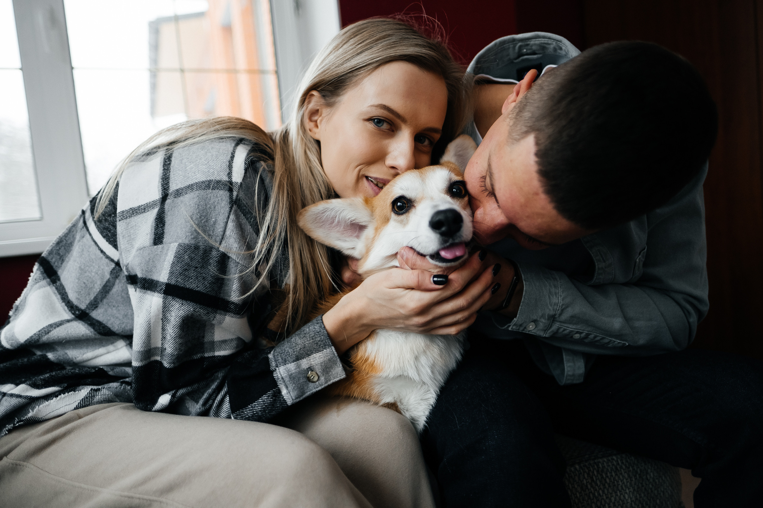 Затишна домашня фотосесія з улюбленцем. Сімейний і портретний фотограф у Києві Проценко Алла