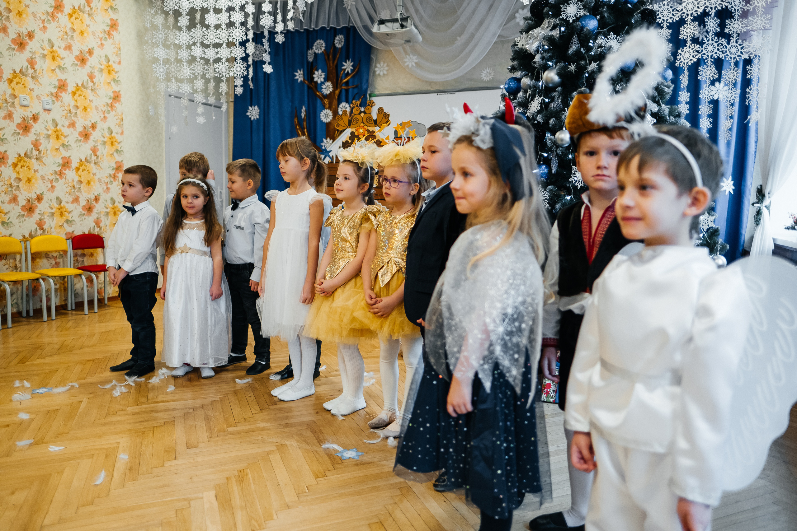 Новорічне свято в садочку. Сімейний і портретний фотограф у Києві Проценко Алла