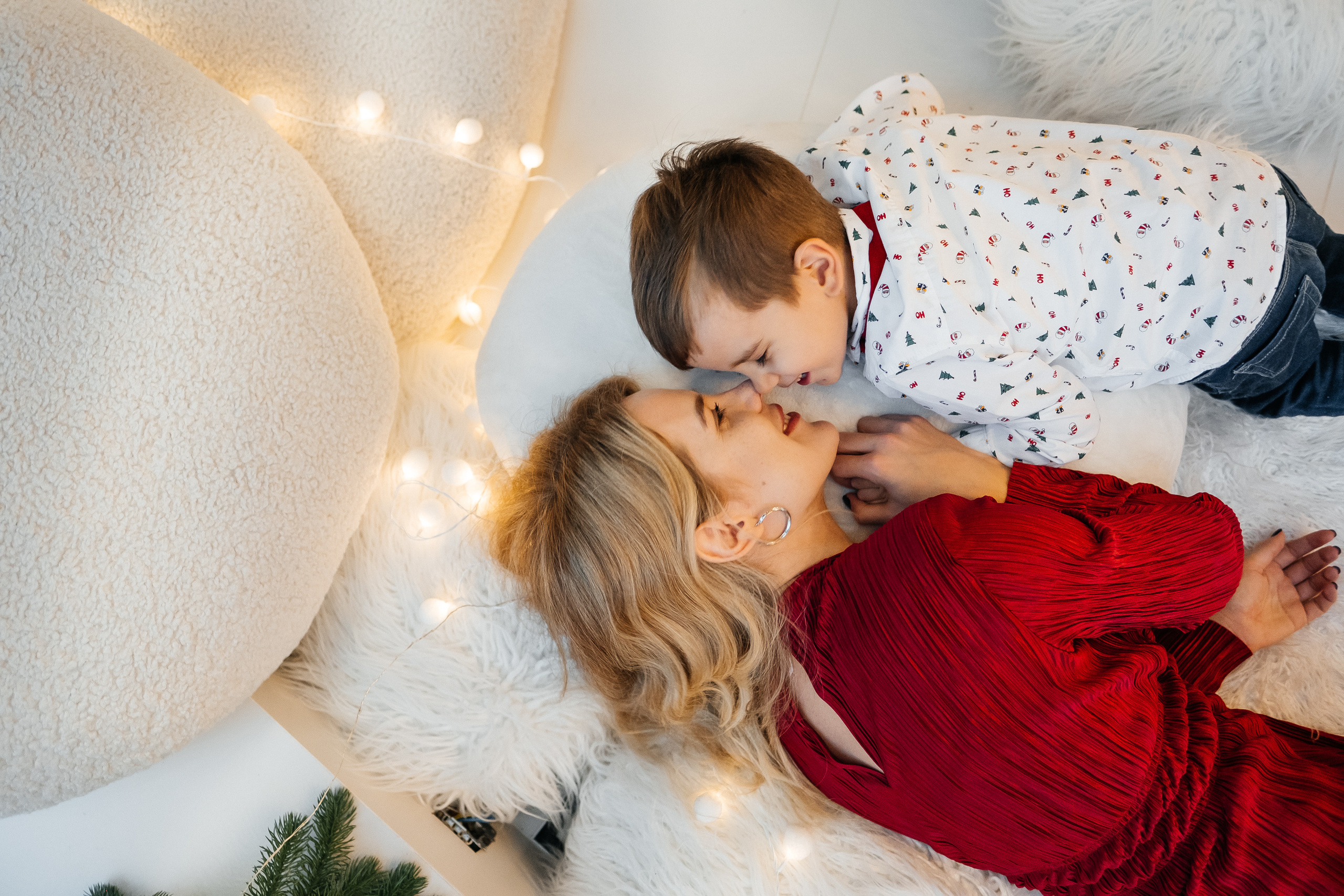 Новогодняя фотосессия Даши с мальчишками. Сімейний і портретний фотограф у Києві Проценко Алла