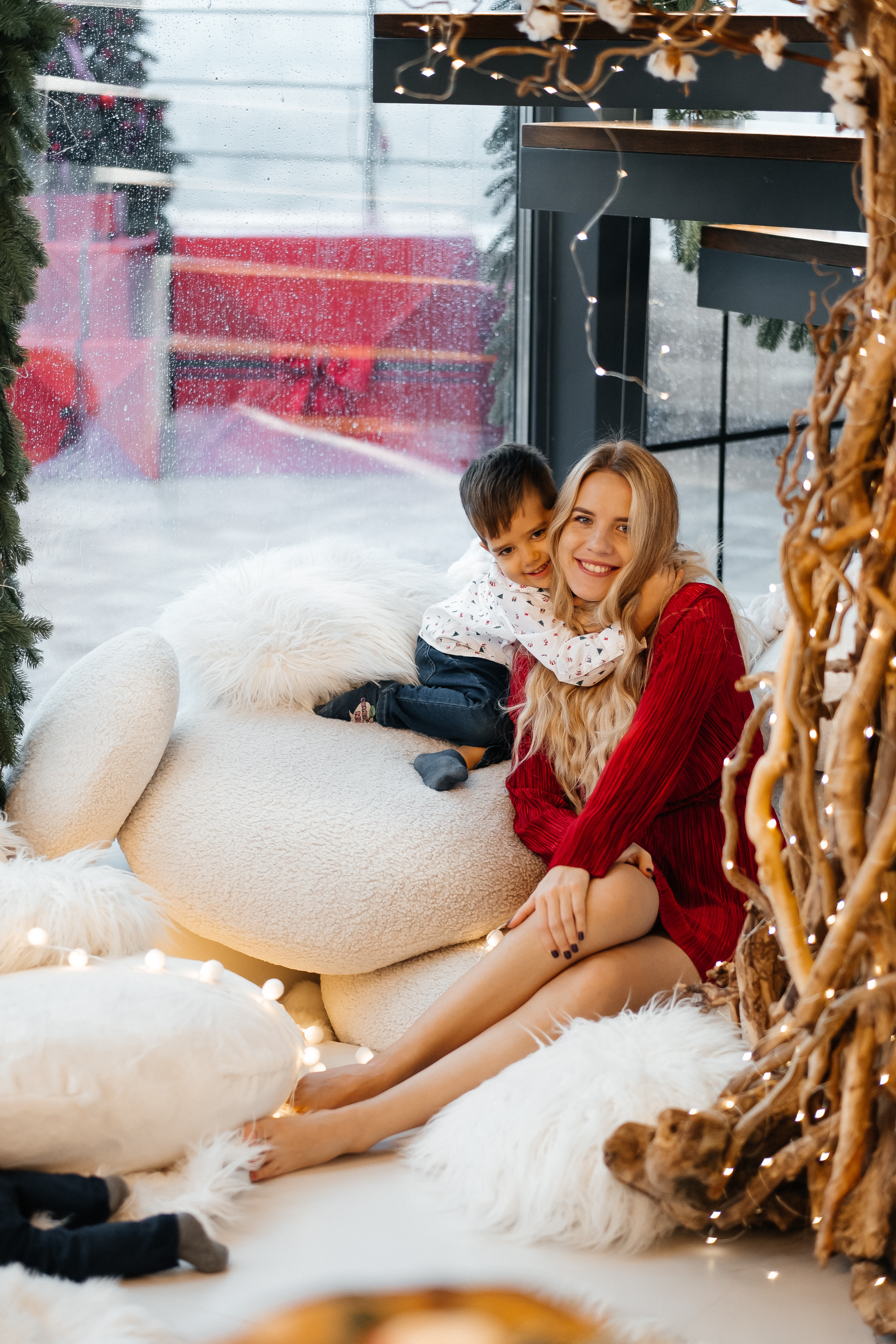 Новогодняя фотосессия Даши с мальчишками. Сімейний і портретний фотограф у Києві Проценко Алла