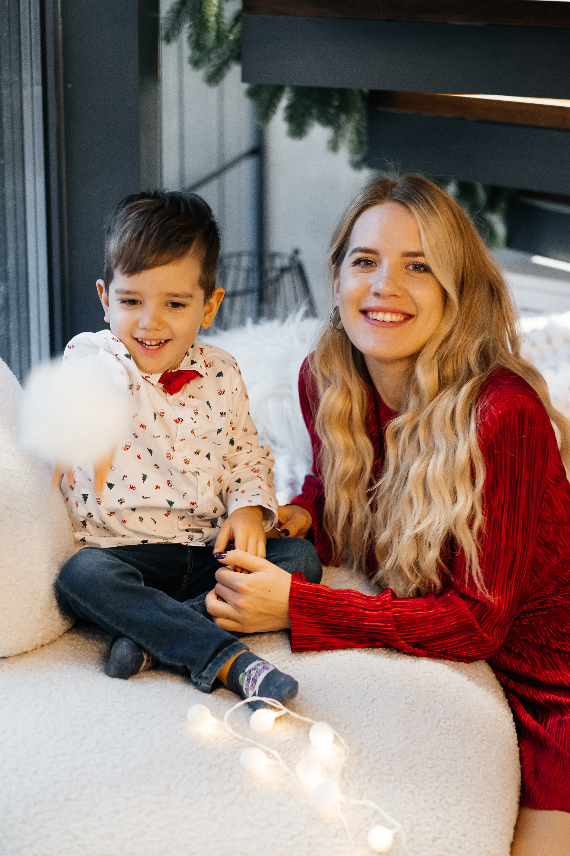 Новогодняя фотосессия Даши с мальчишками. Сімейний і портретний фотограф у Києві Проценко Алла