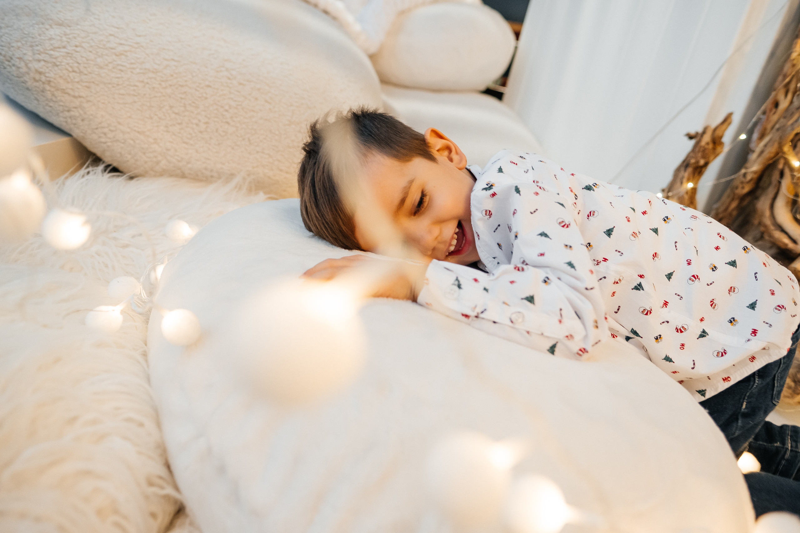 Новогодняя фотосессия Даши с мальчишками. Сімейний і портретний фотограф у Києві Проценко Алла