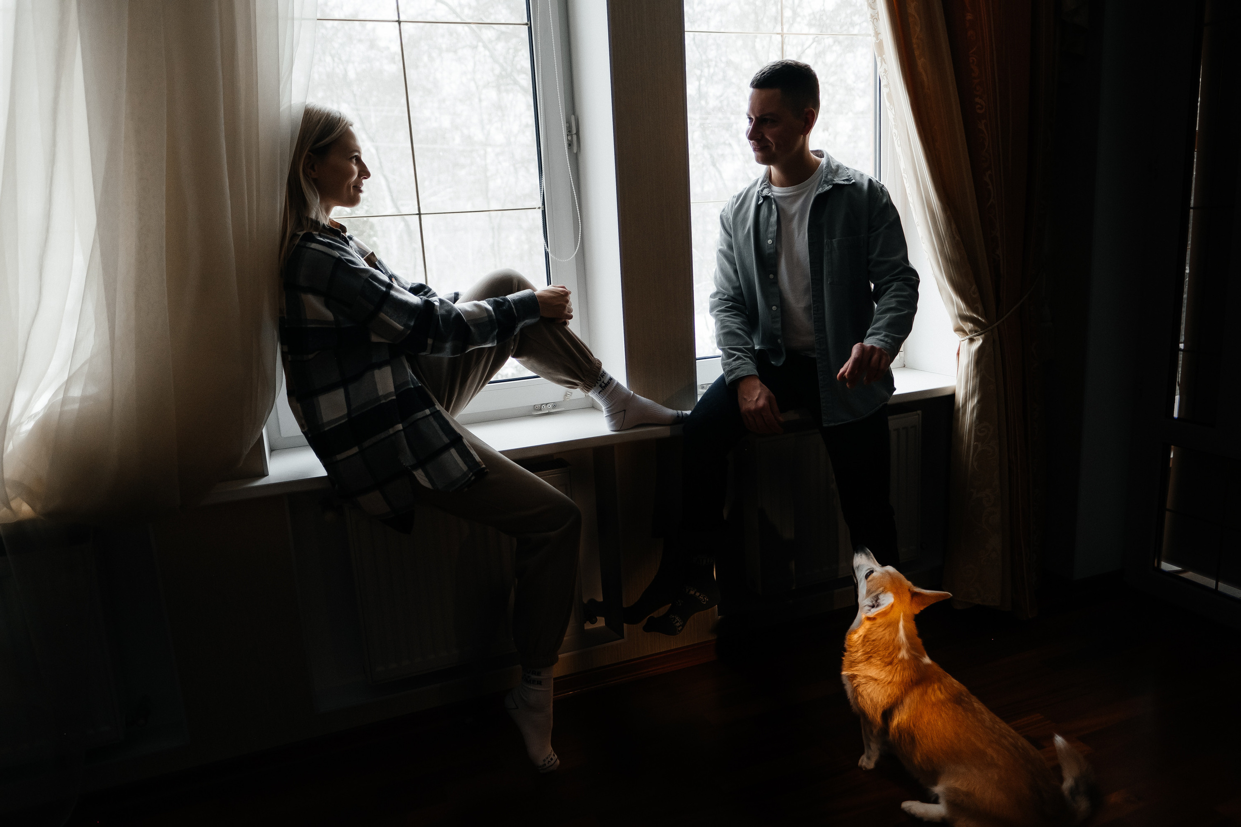 Затишна домашня фотосесія з улюбленцем. Сімейний і портретний фотограф у Києві Проценко Алла