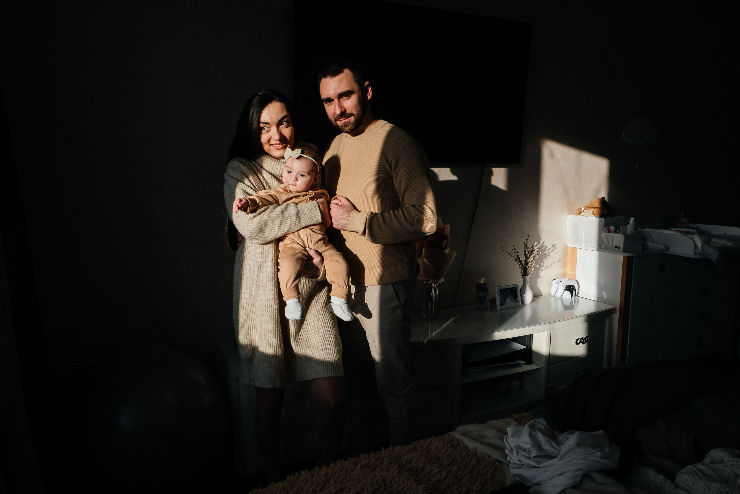 Сімейне гніздечко Каті та Діми. Сімейний і портретний фотограф у Києві Проценко Алла