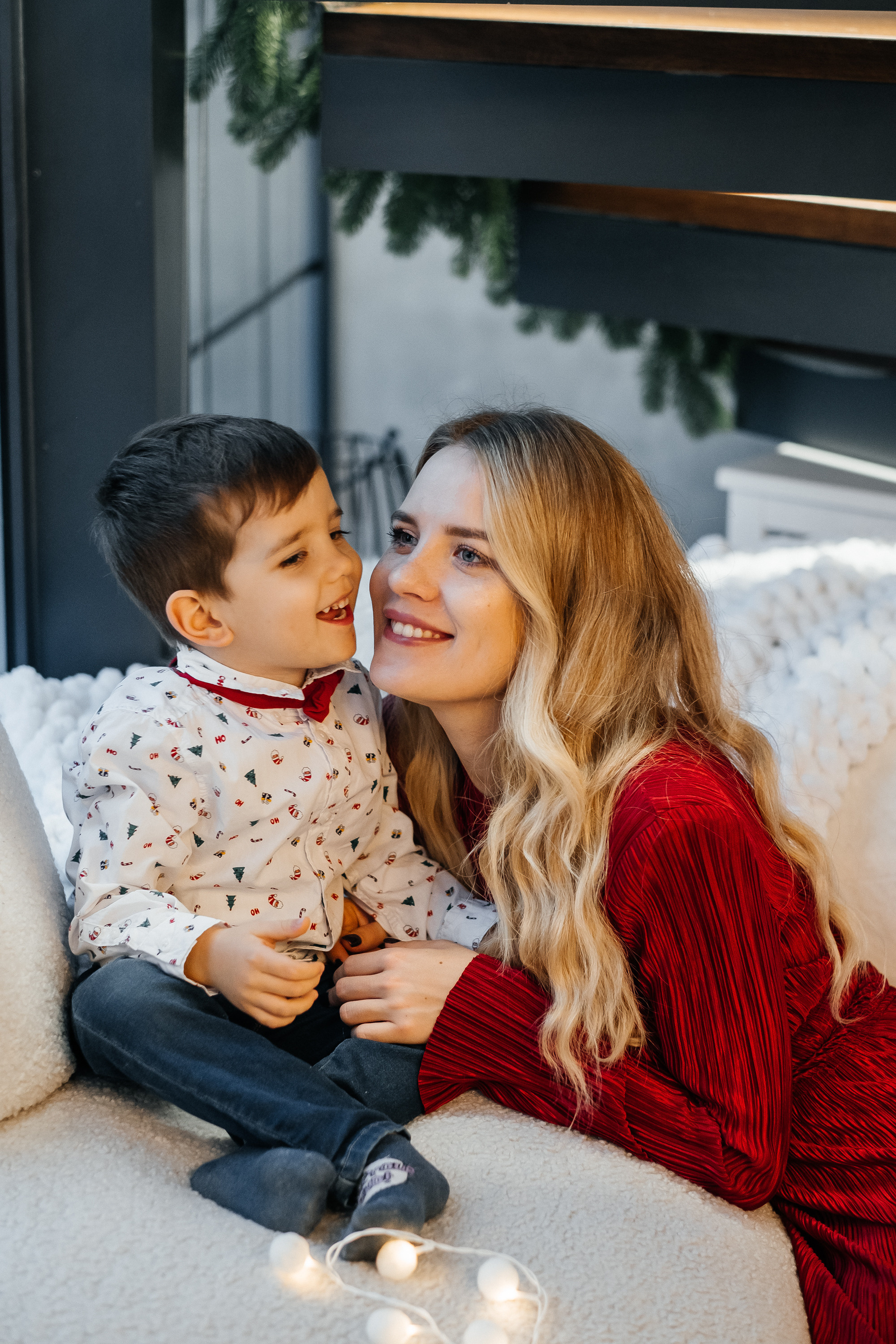 Новогодняя фотосессия Даши с мальчишками. Сімейний і портретний фотограф у Києві Проценко Алла