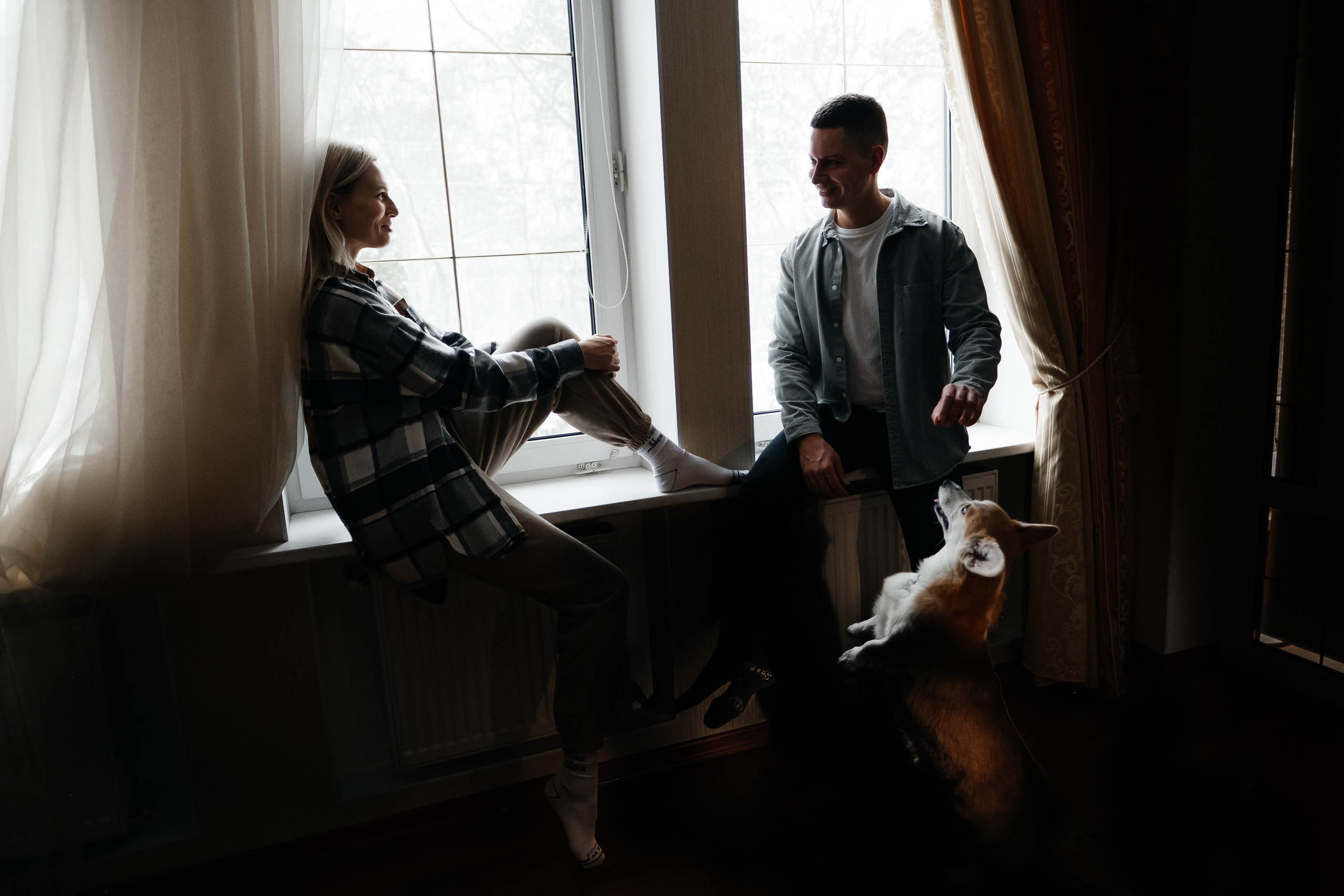 Затишна домашня фотосесія з улюбленцем. Сімейний і портретний фотограф у Києві Проценко Алла