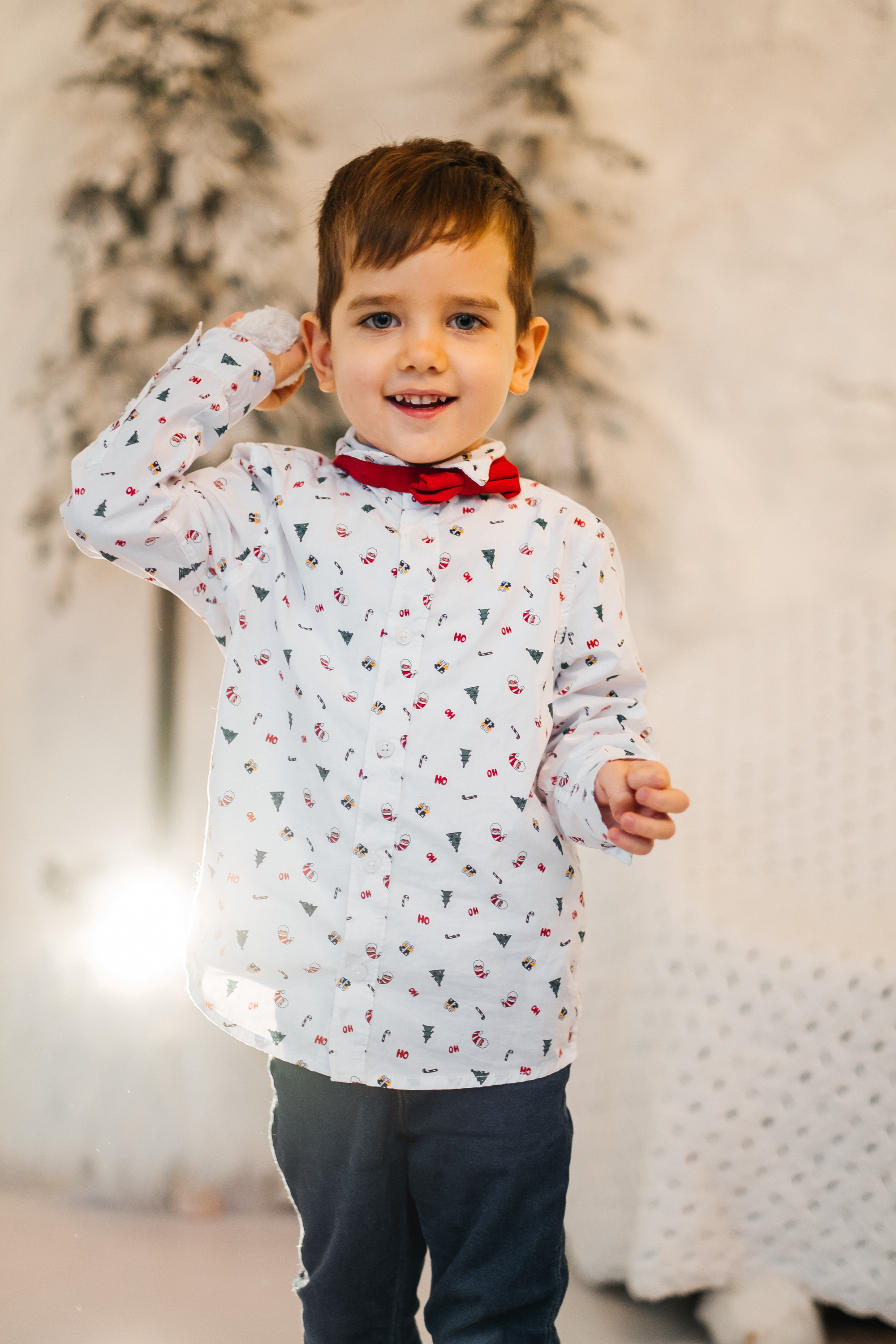 Новогодняя фотосессия Даши с мальчишками. Сімейний і портретний фотограф у Києві Проценко Алла