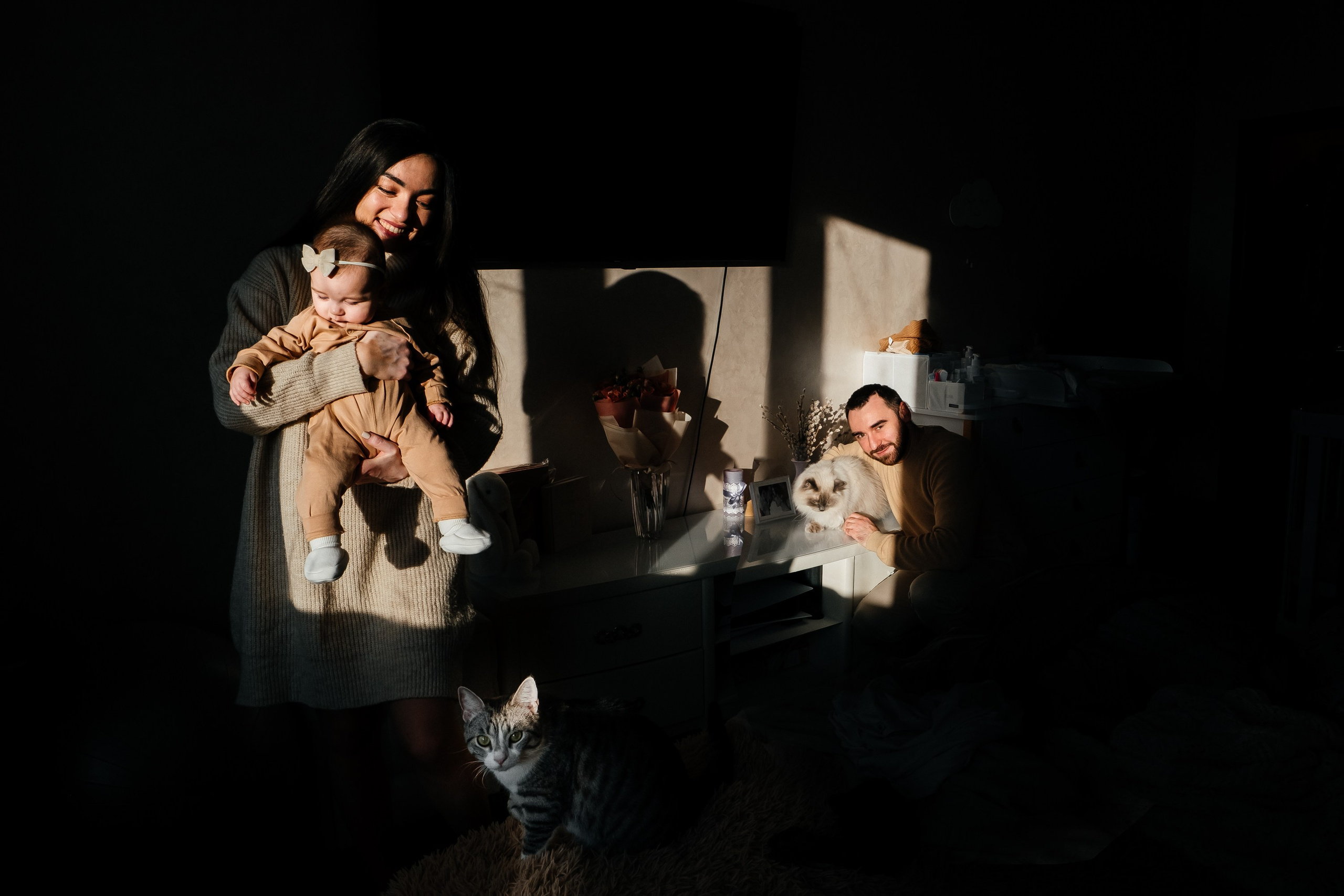 Сімейне гніздечко Каті та Діми. Сімейний і портретний фотограф у Києві Проценко Алла