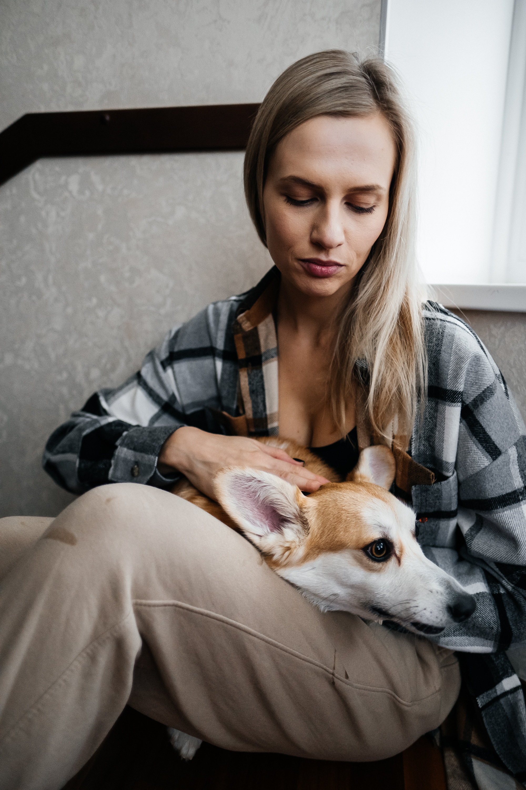 Затишна домашня фотосесія з улюбленцем. Сімейний і портретний фотограф у Києві Проценко Алла