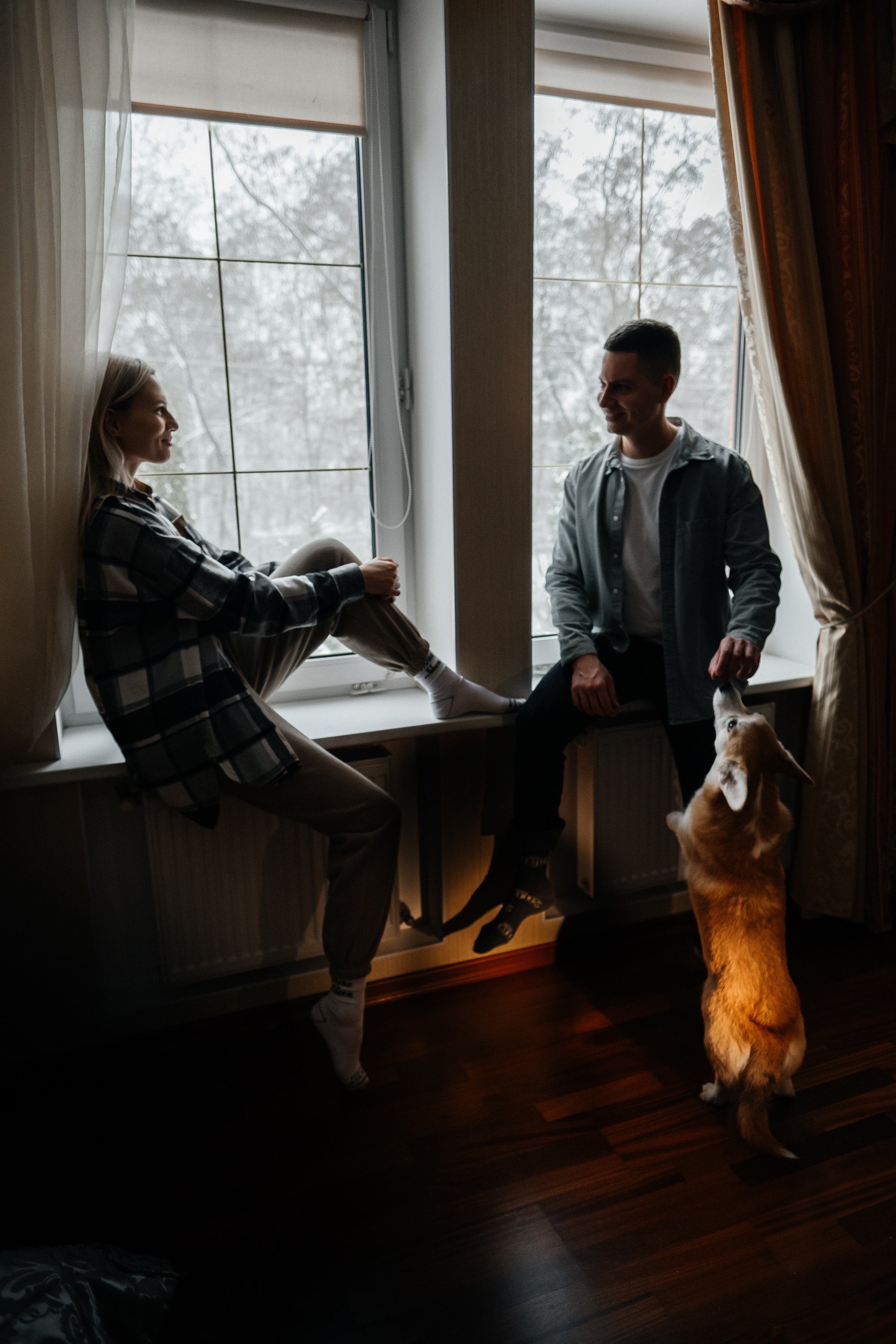 Затишна домашня фотосесія з улюбленцем. Сімейний і портретний фотограф у Києві Проценко Алла