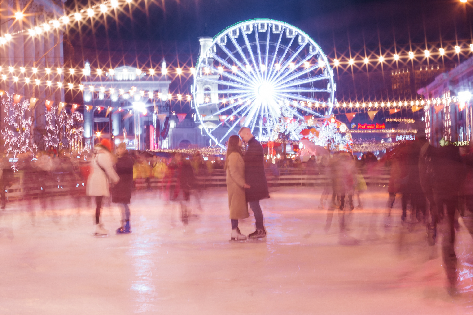 Ира и Дима — a christmas story. Фотограф Анастасия Шемет